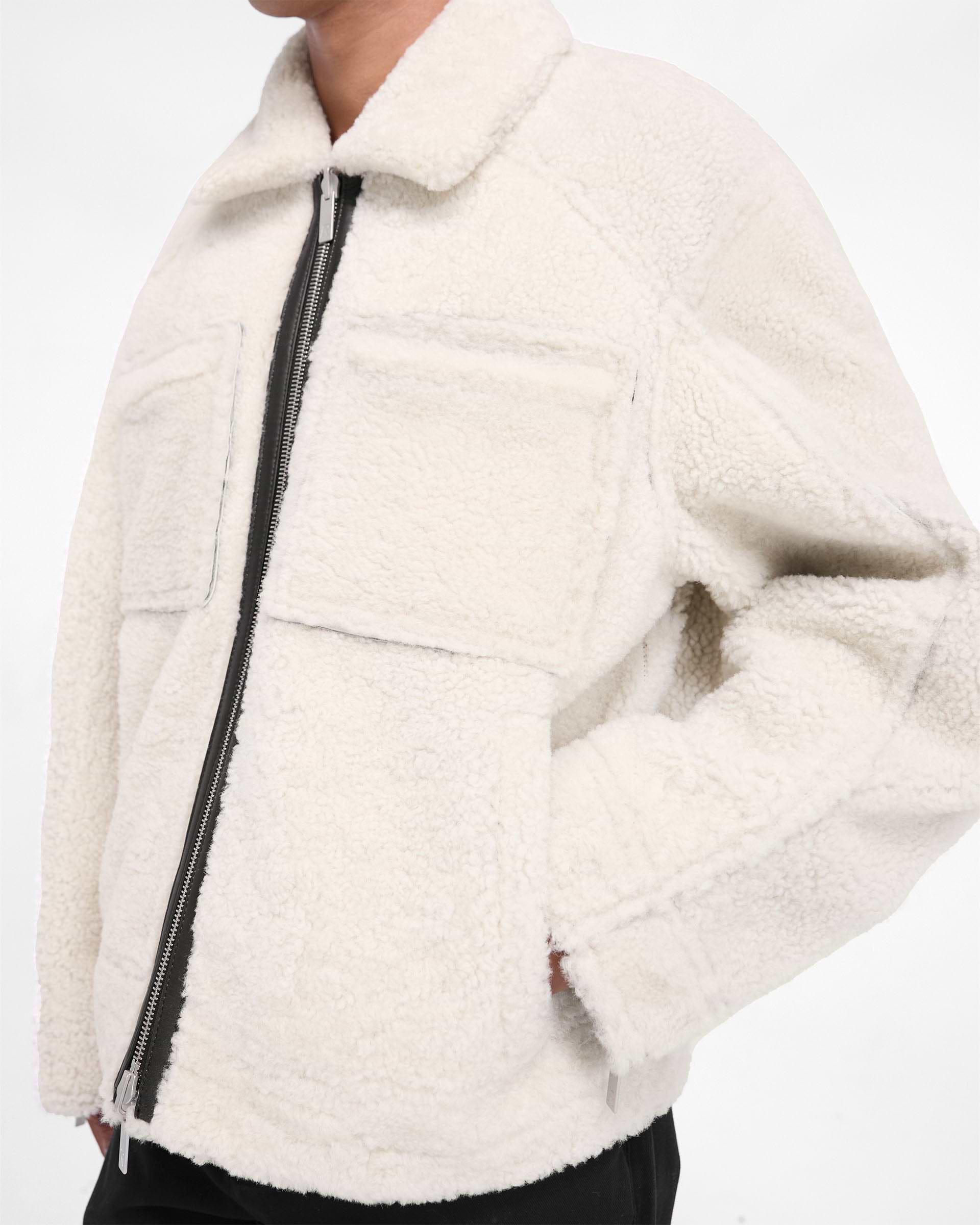 Represent clothing shearling jacket deals