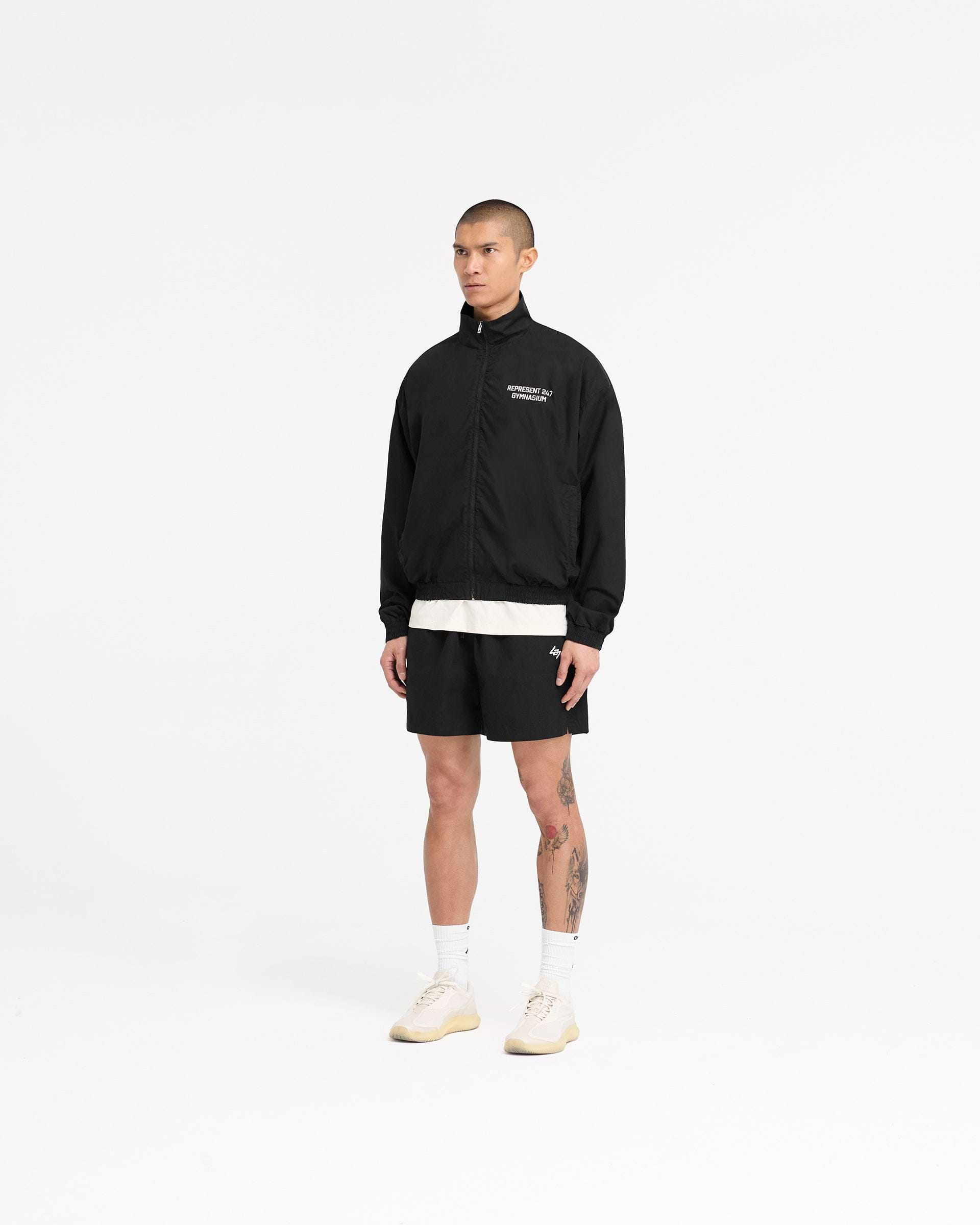 247 Represent Gymnasium Track Jacket - Off Black