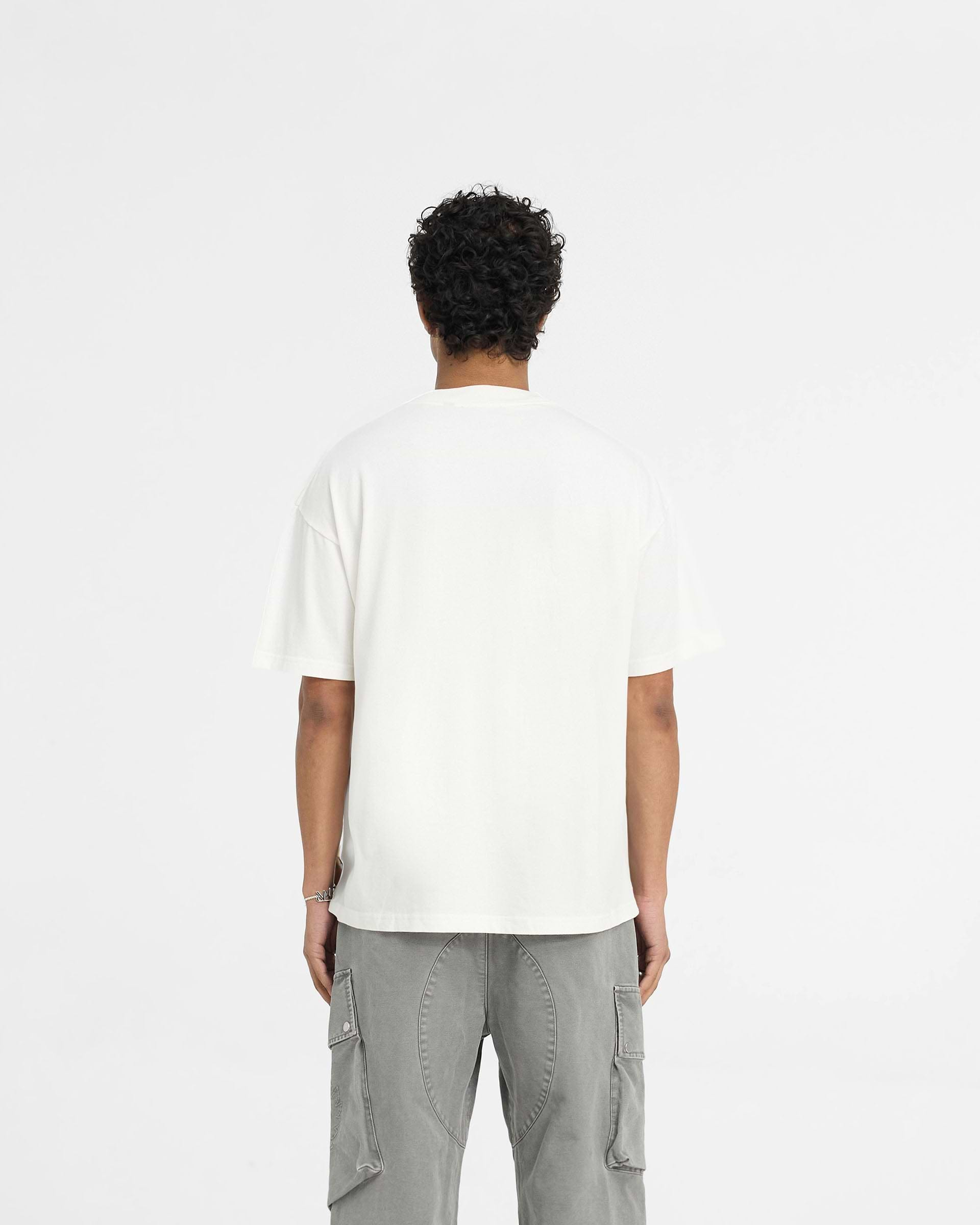 Represent X Belstaff Patch T-Shirt - Flat White