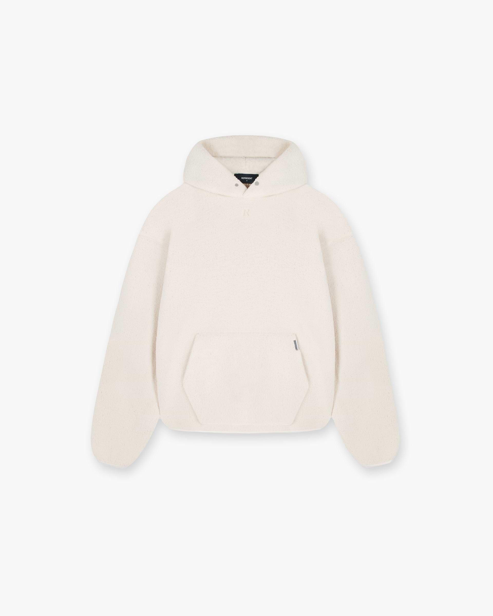 Fleece Oversized Hoodie - Papyrus