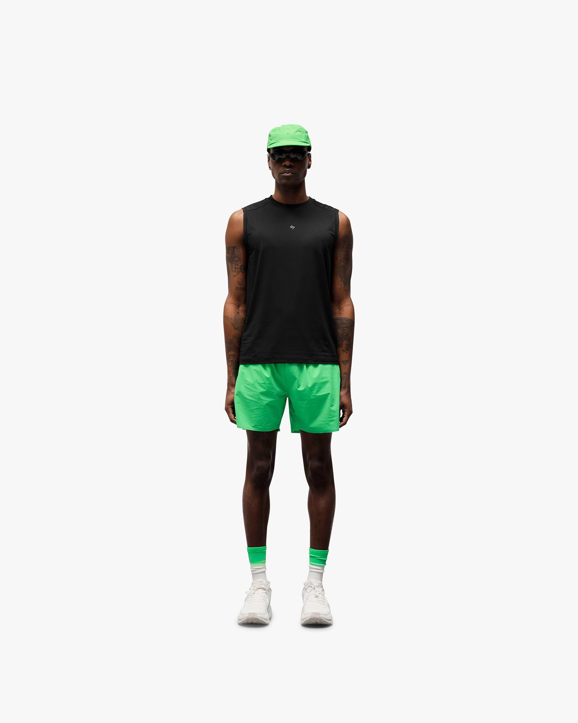 247 Contour Run Tank - Black