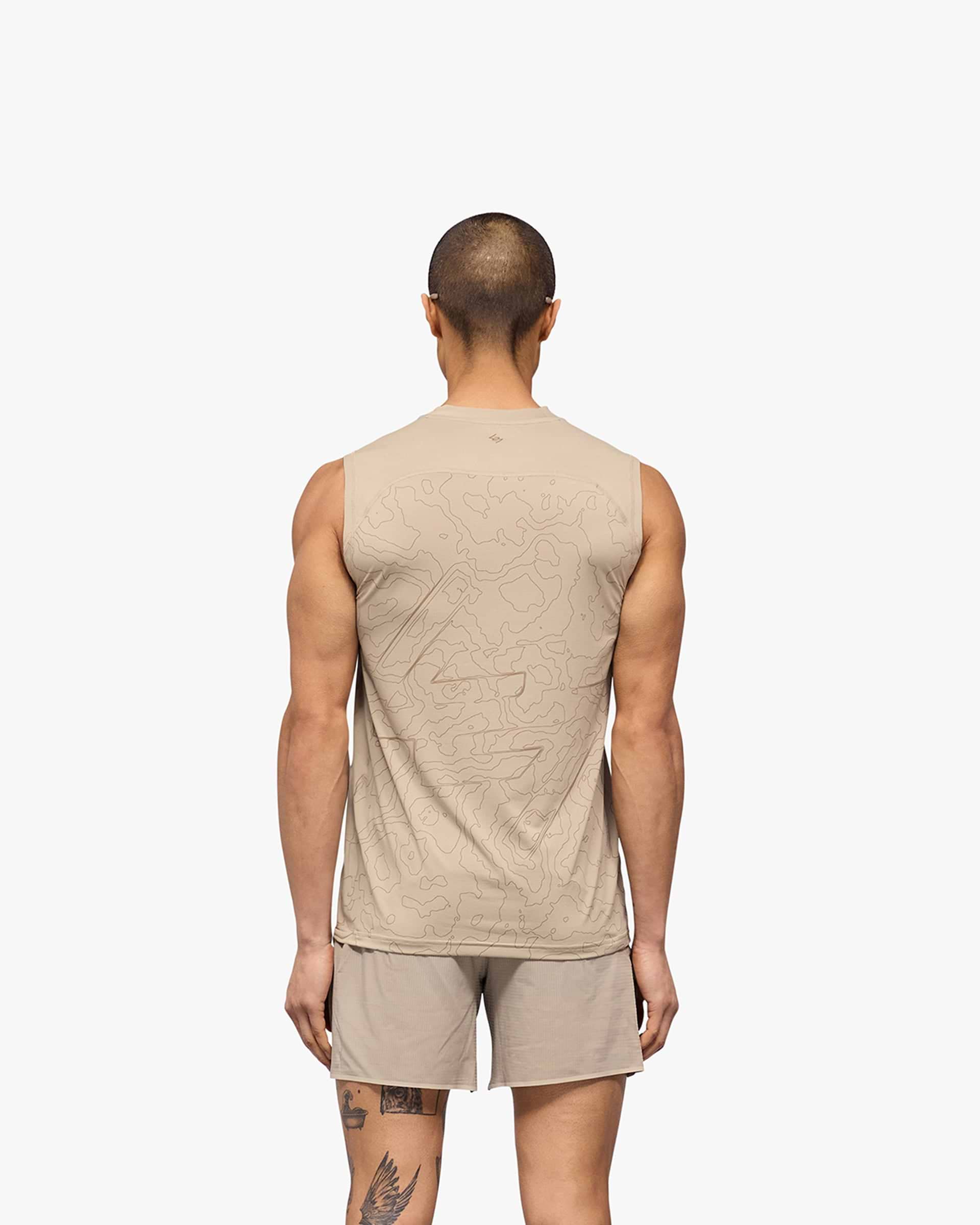 247 Contour Run Tank - Pebble