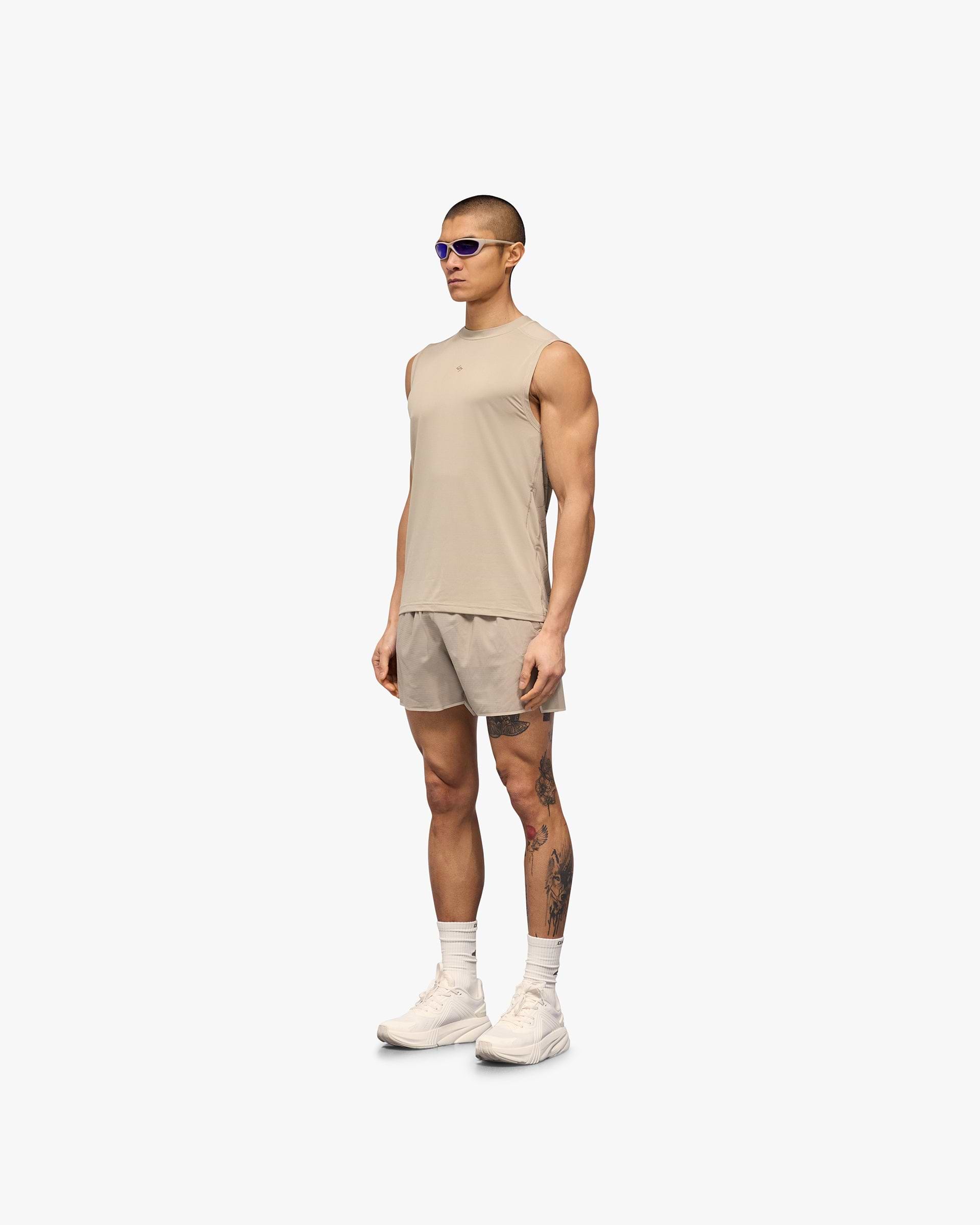 247 Contour Run Tank - Pebble