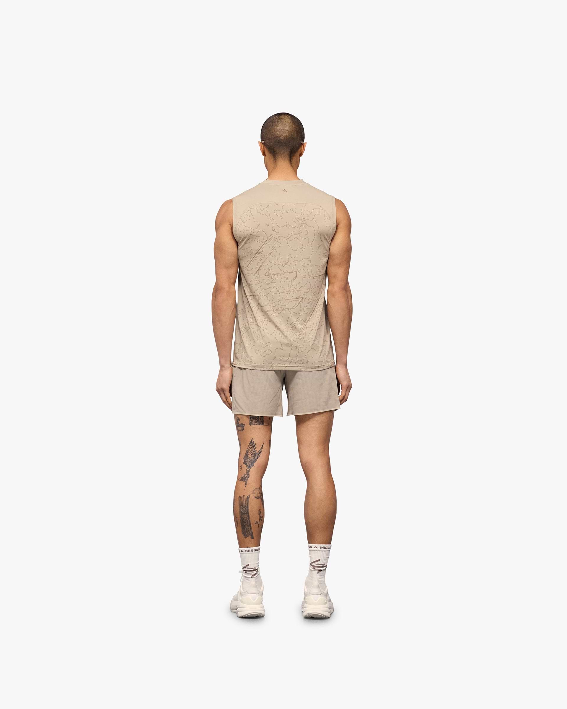 247 Contour Run Tank - Pebble