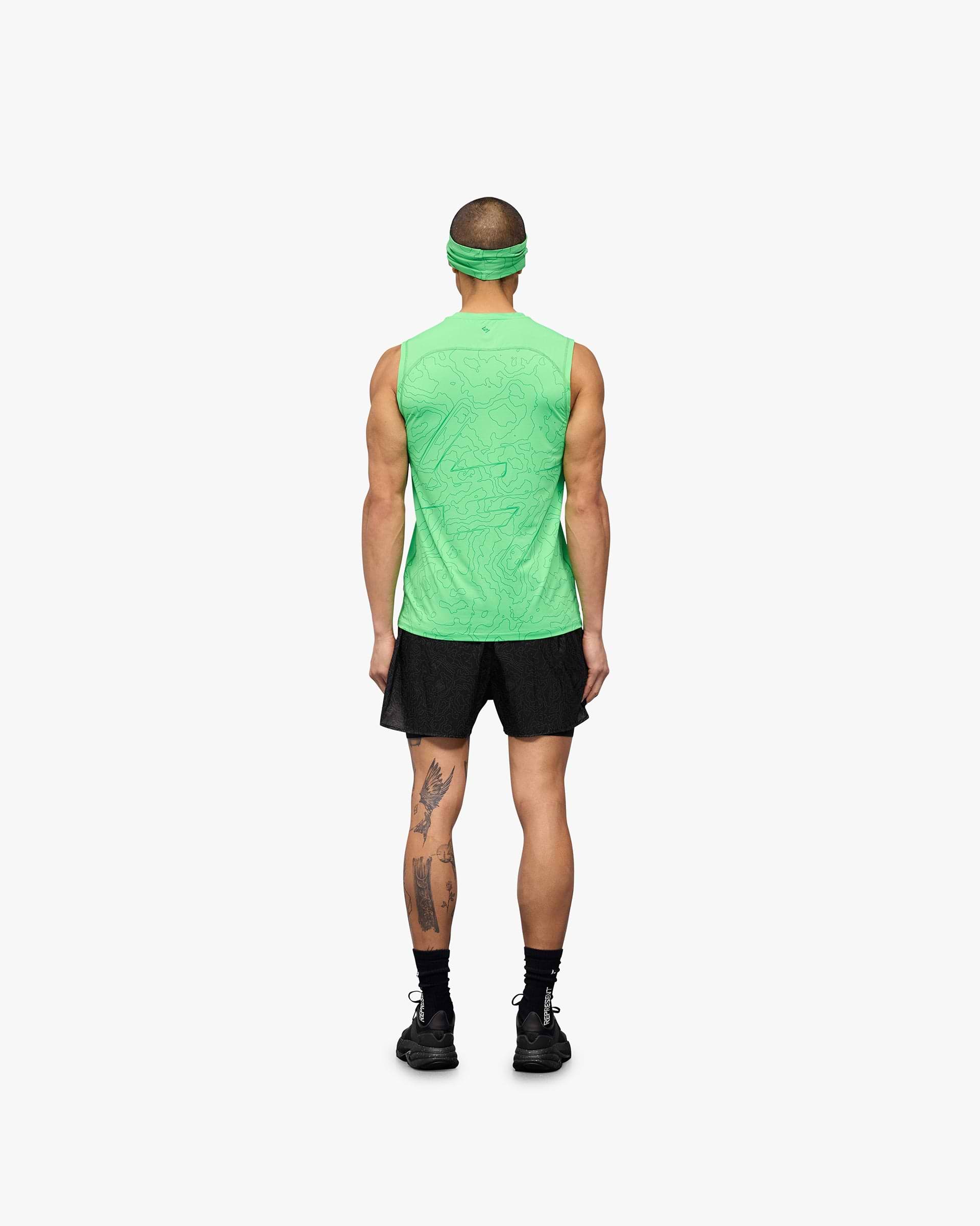 247 Contour Run Tank - Speed Green