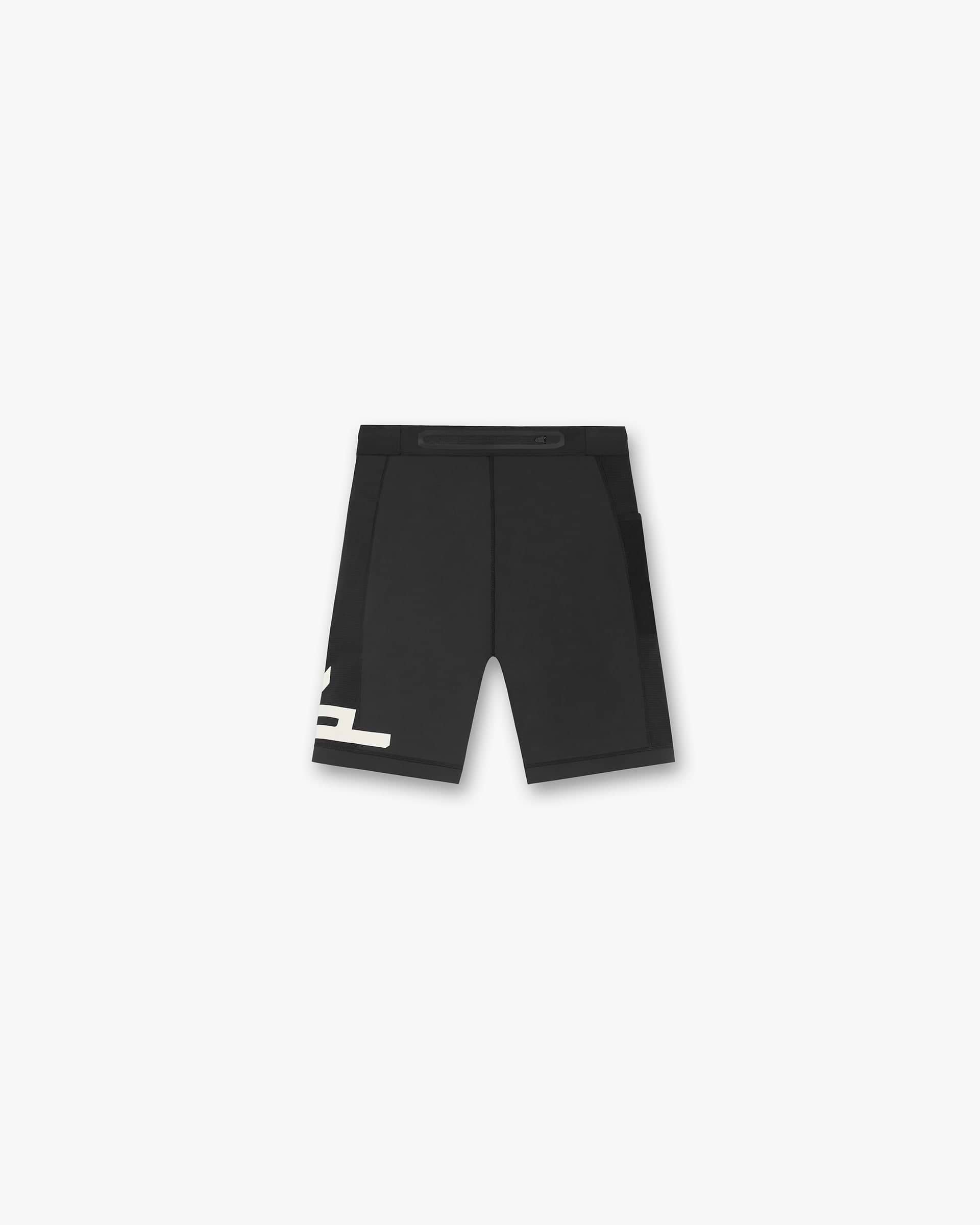 Half black best sale half white shorts