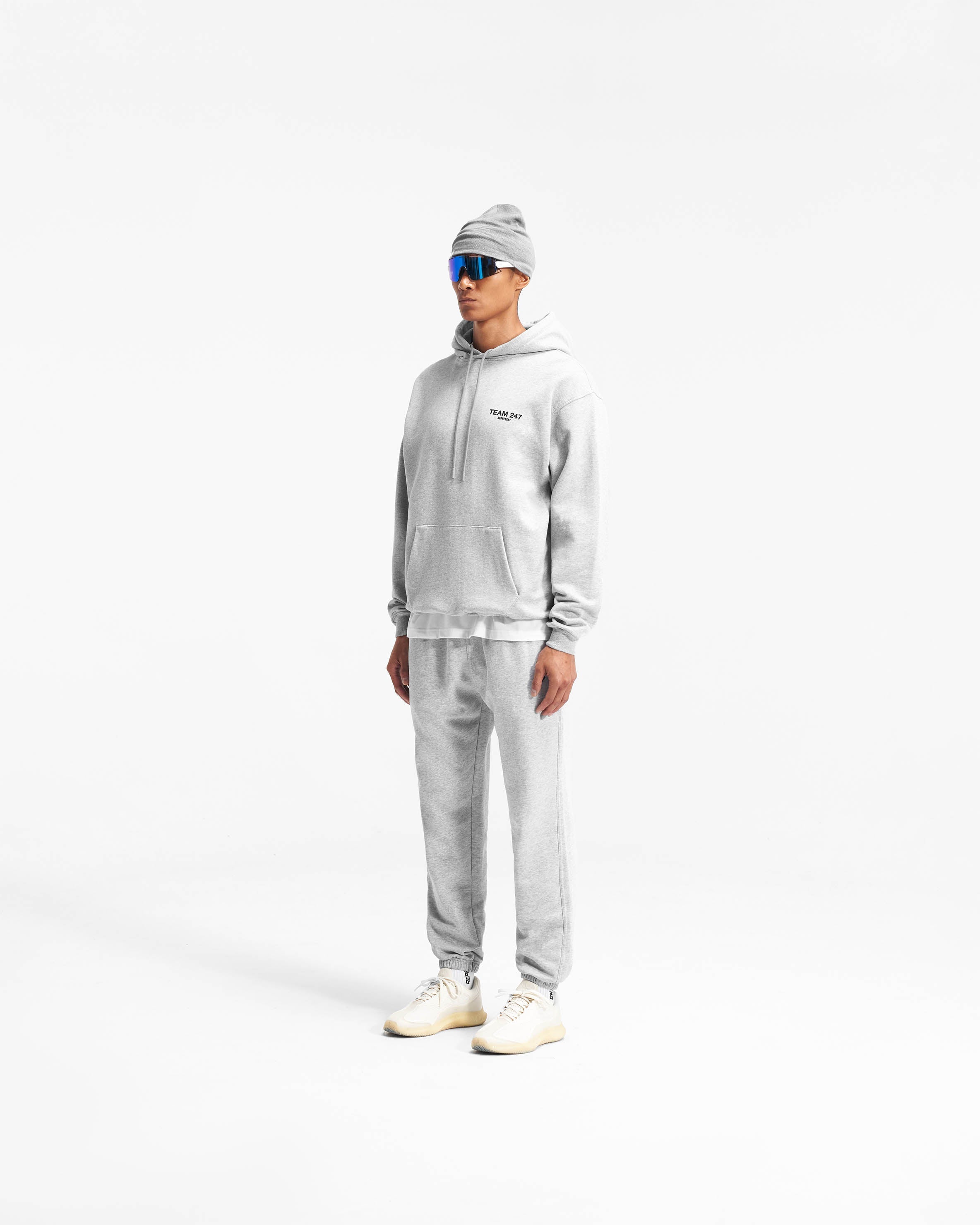 Team 247 Oversized Hoodie - Ash Grey