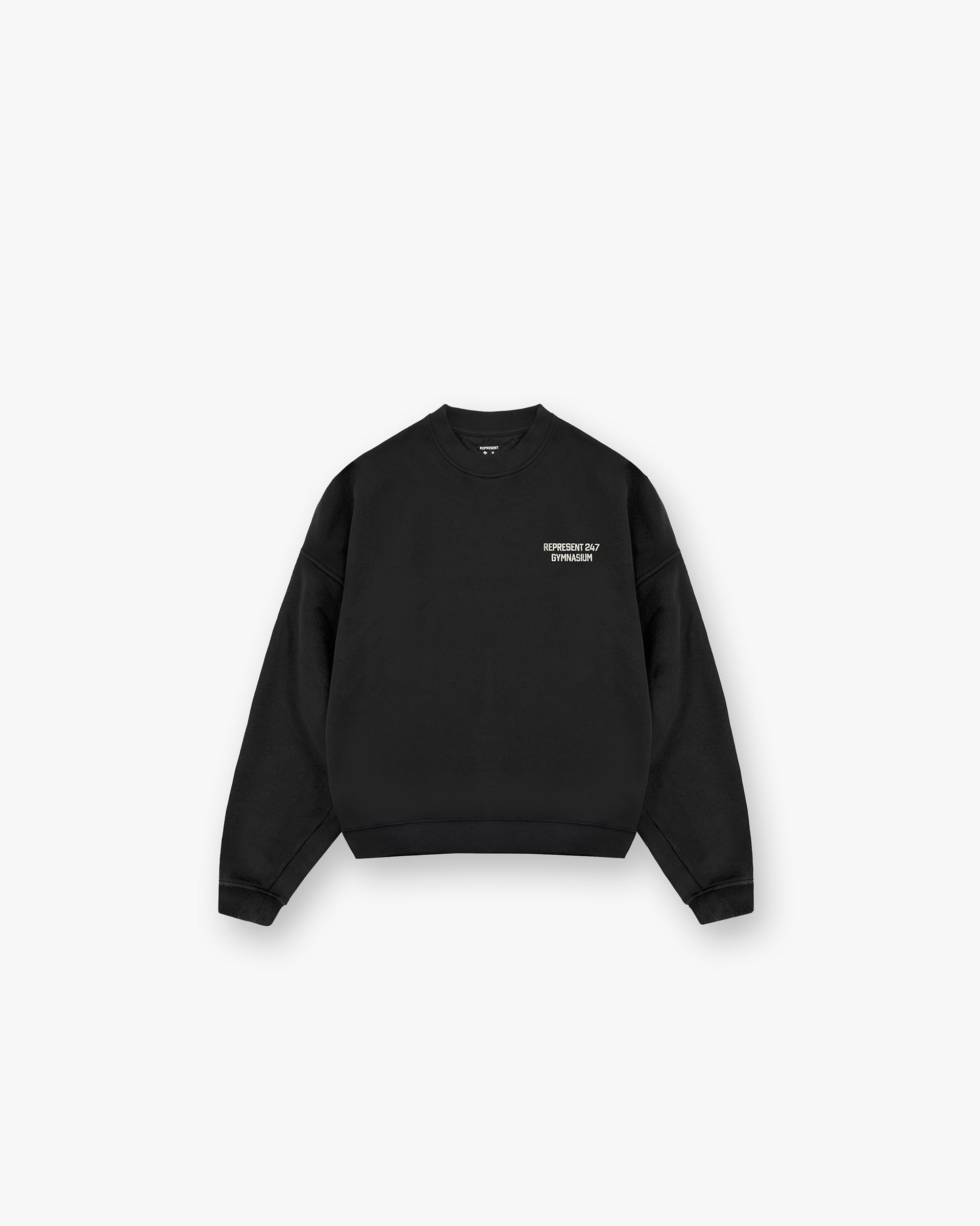 247 Gymnasium Boxy Sweater - Off Black