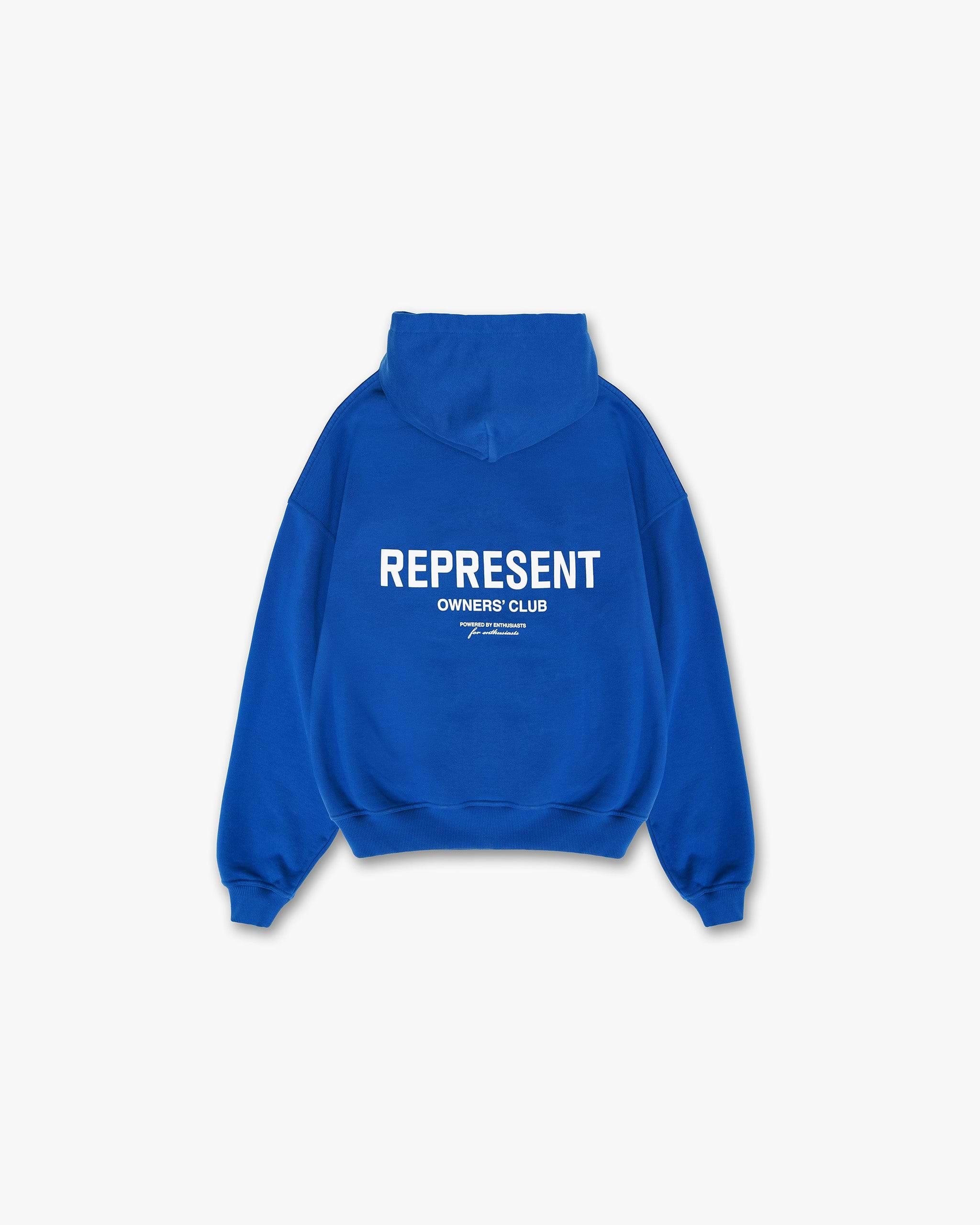 Cobalt blue clearance zip up hoodie