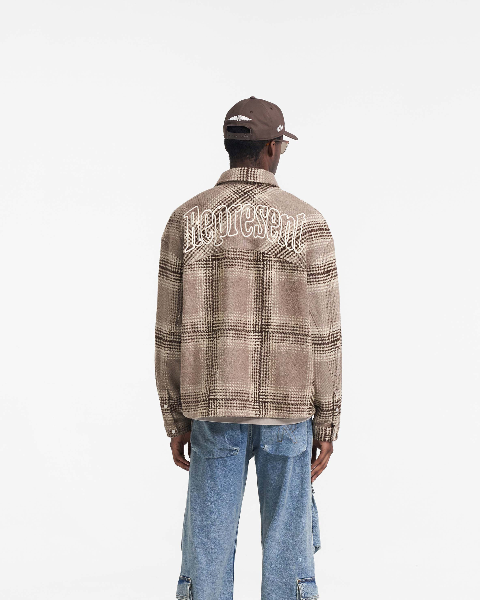 Represent Flannel Shirt - Brown Check