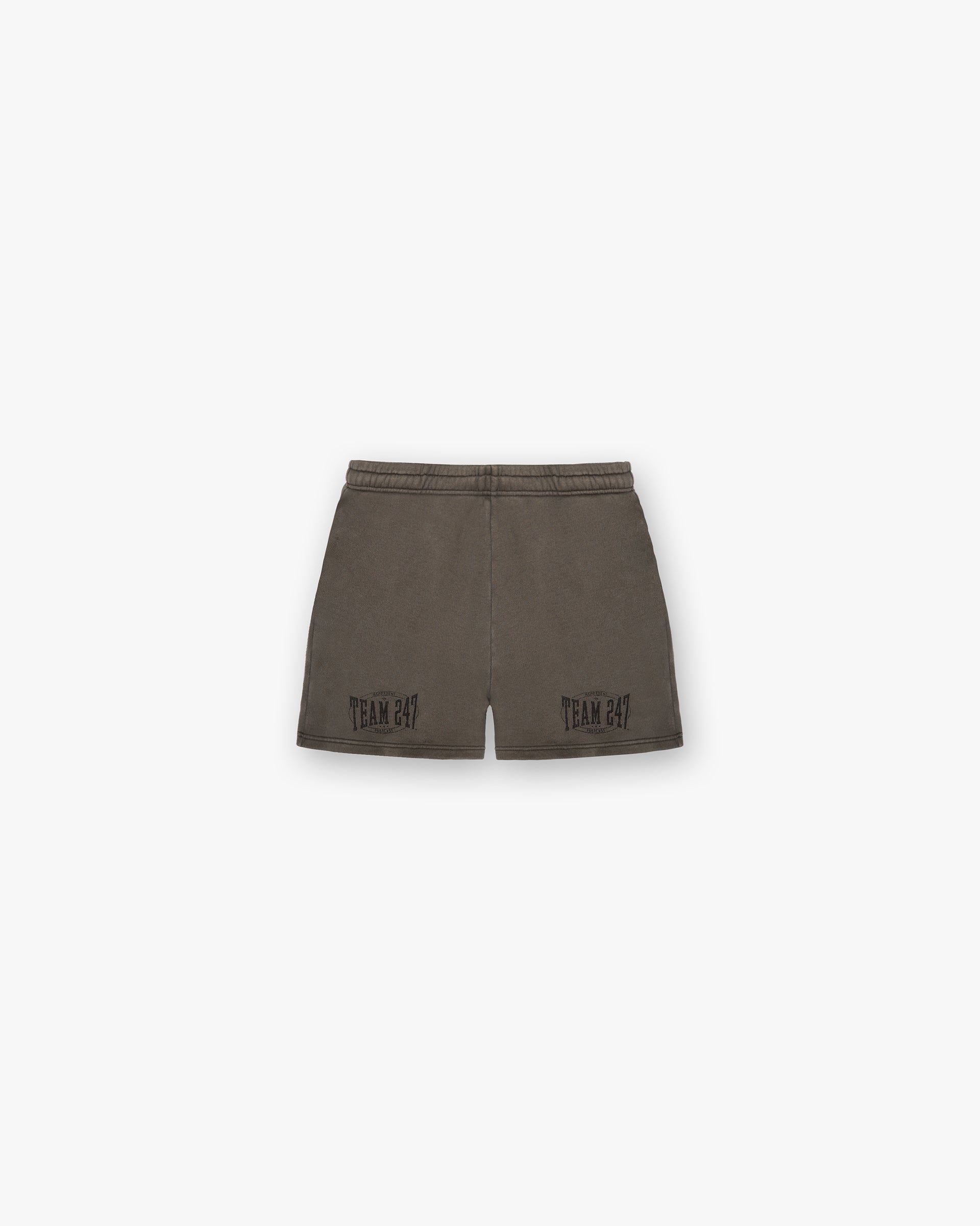 247 X Everlast Training Camp Jersey Shorts - Washed Brown