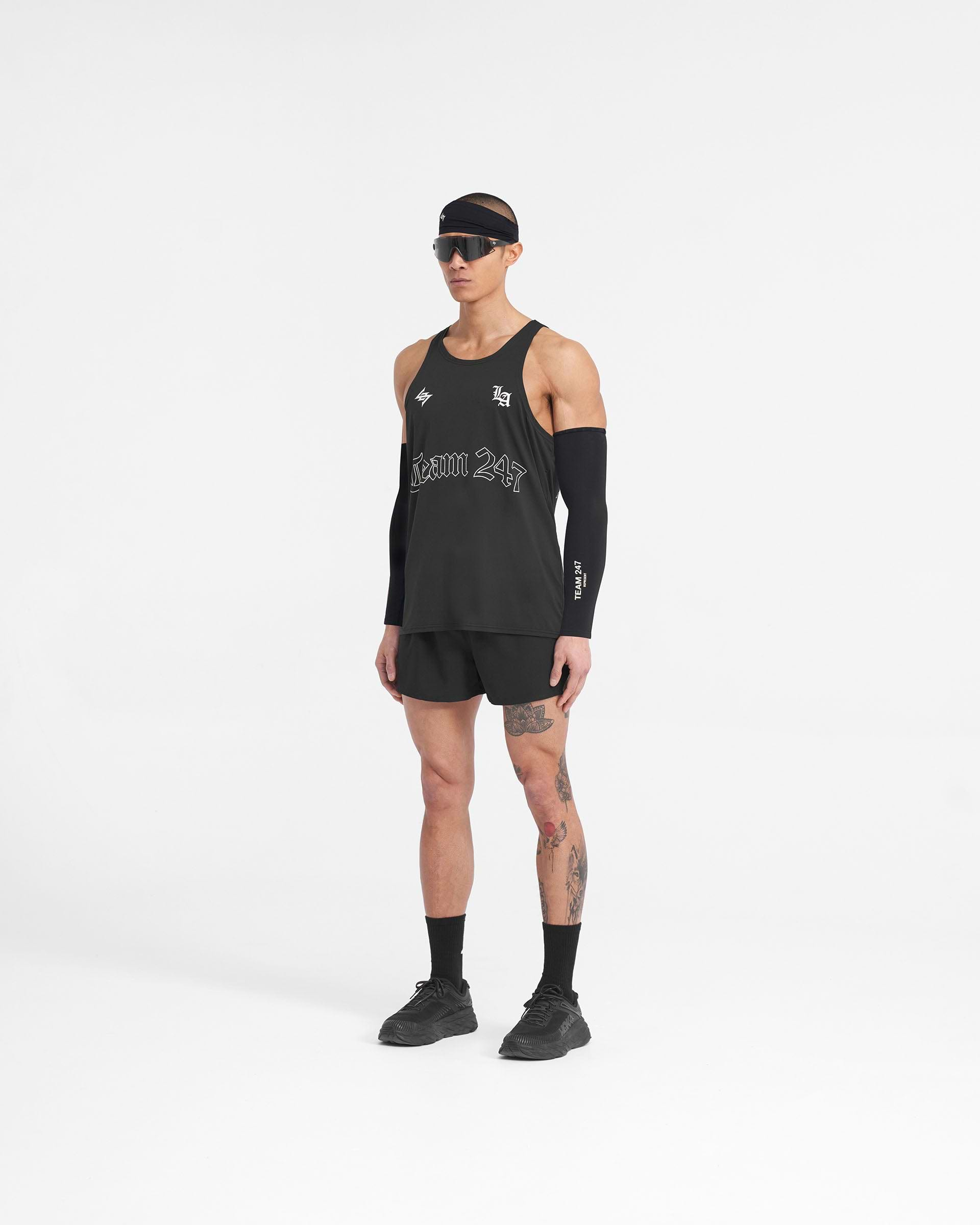 247 LA Marathon Singlet - Black