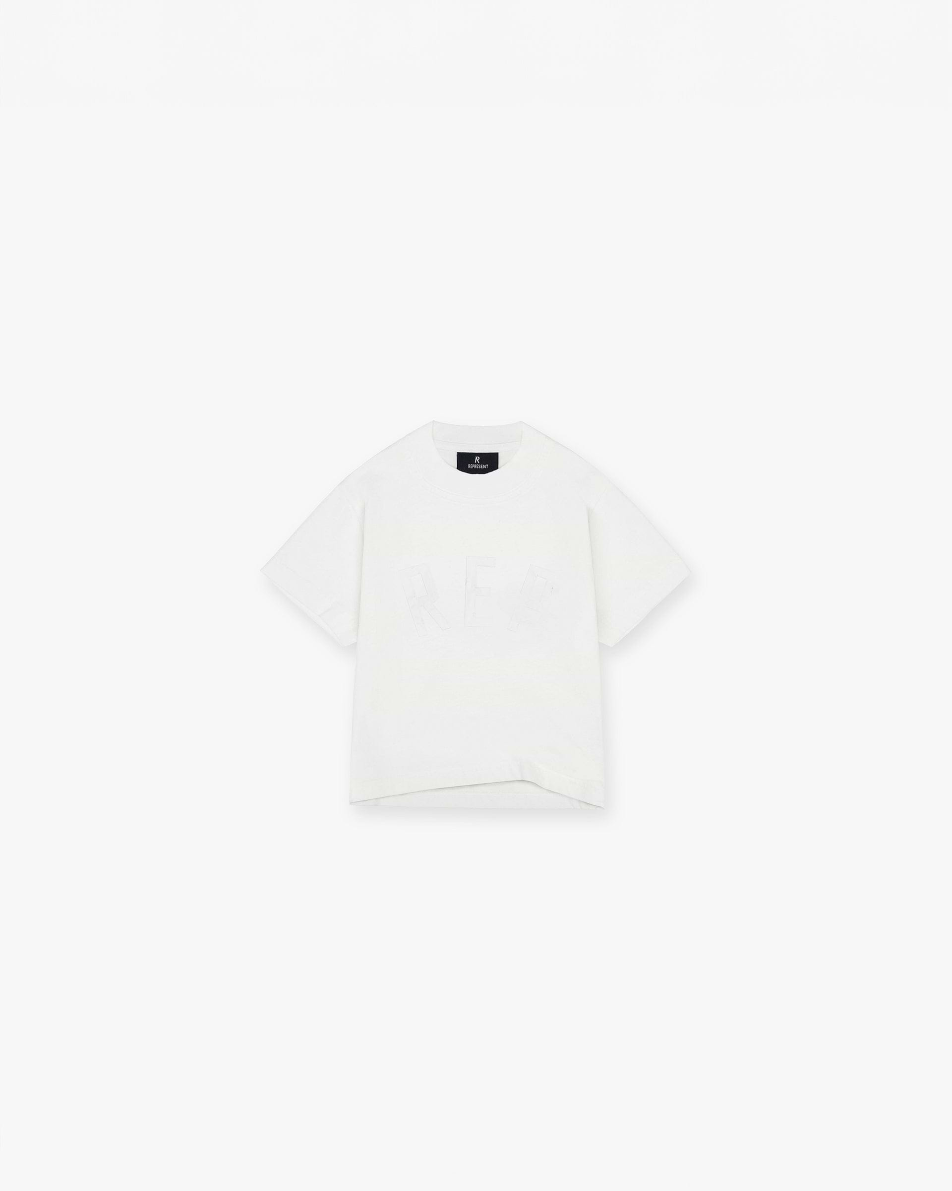 Mini Rep Applique T-Shirt - Flat White