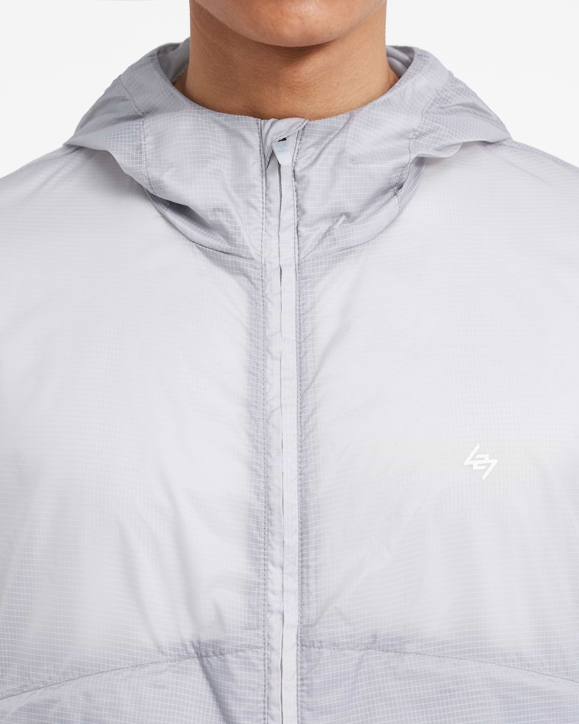 247 Hooded Training Jacket - Moonstone