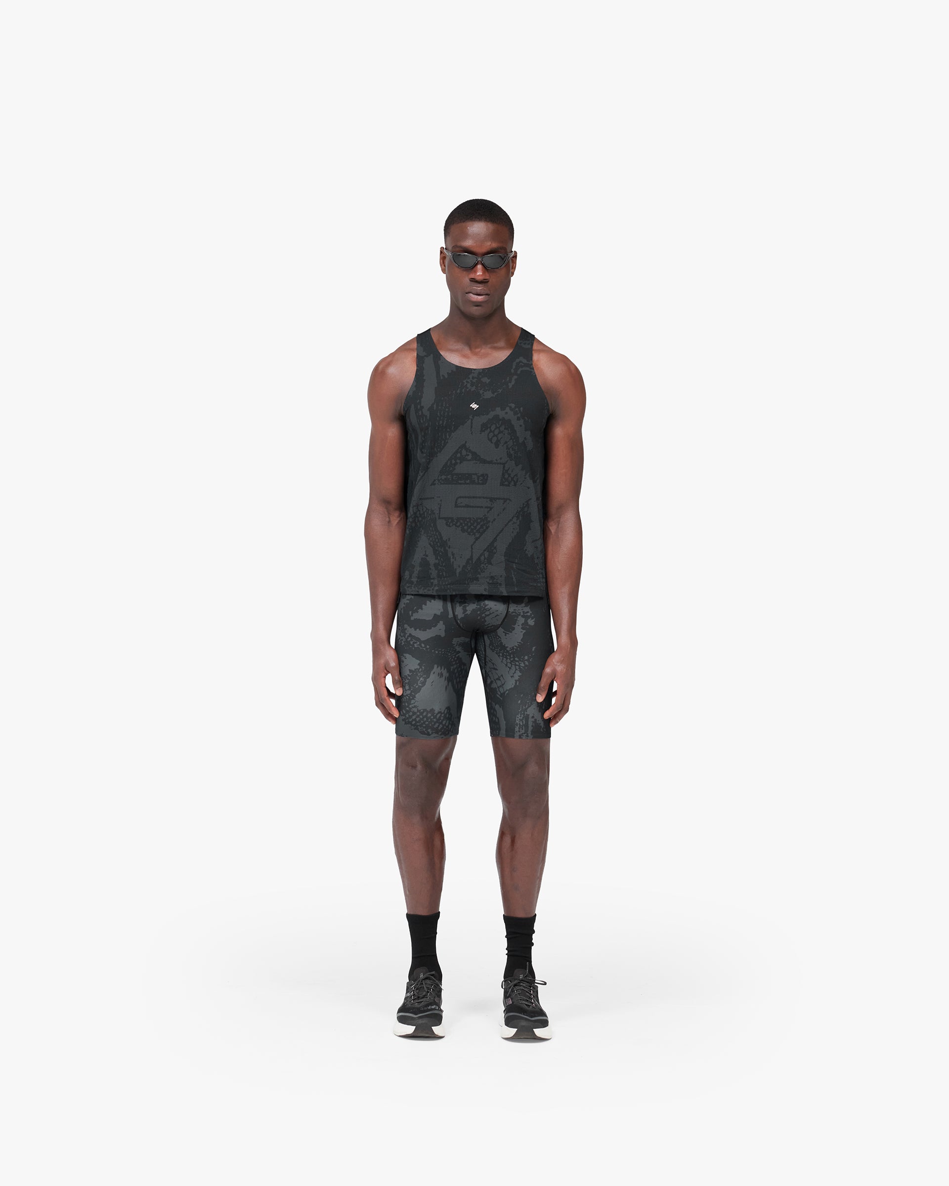 247 Manchester Singlet - Aged Black