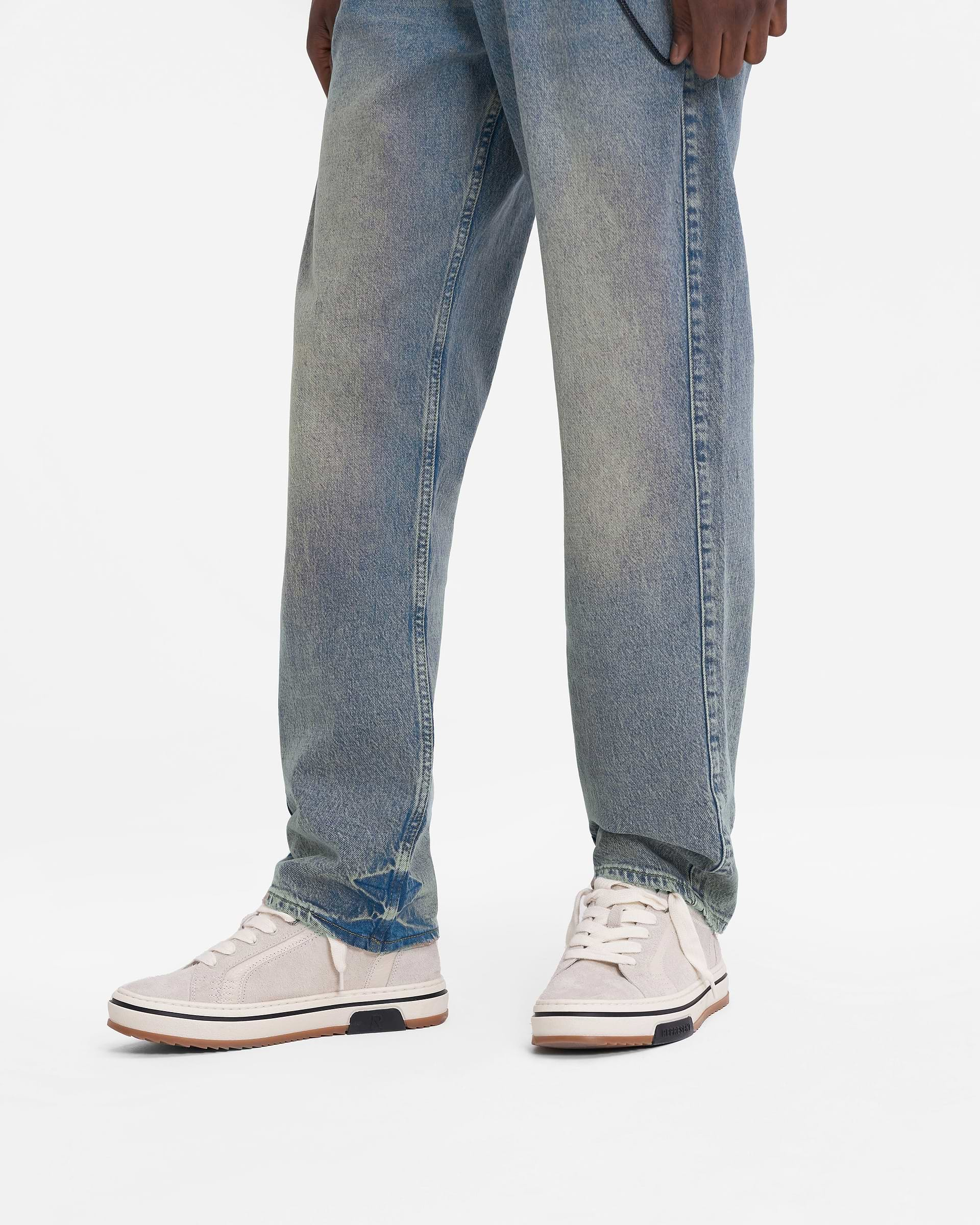 R2 Straight Leg Denim - Blue Cream