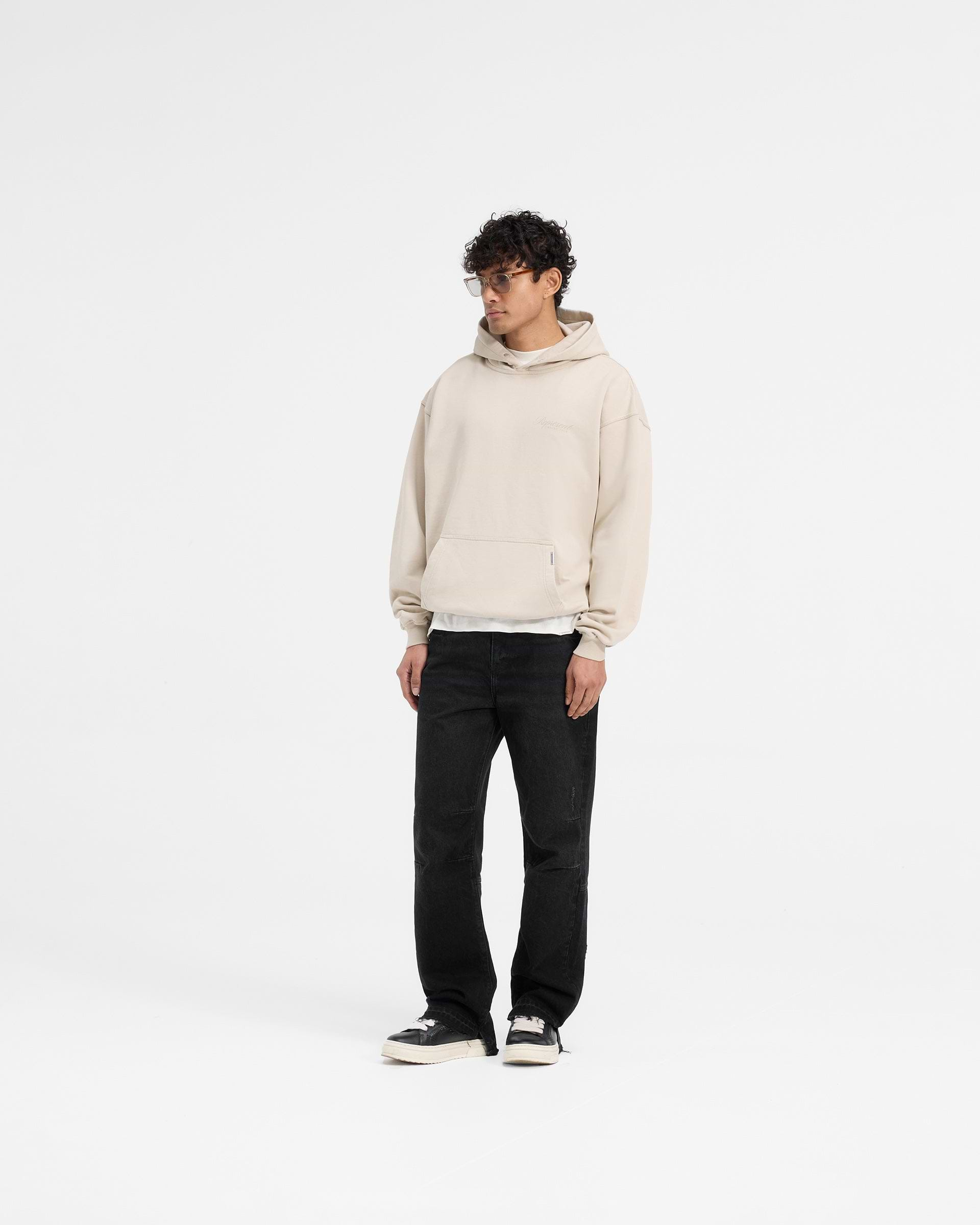 Represent X Ounass Owners Club Script Hoodie - Island Fossil