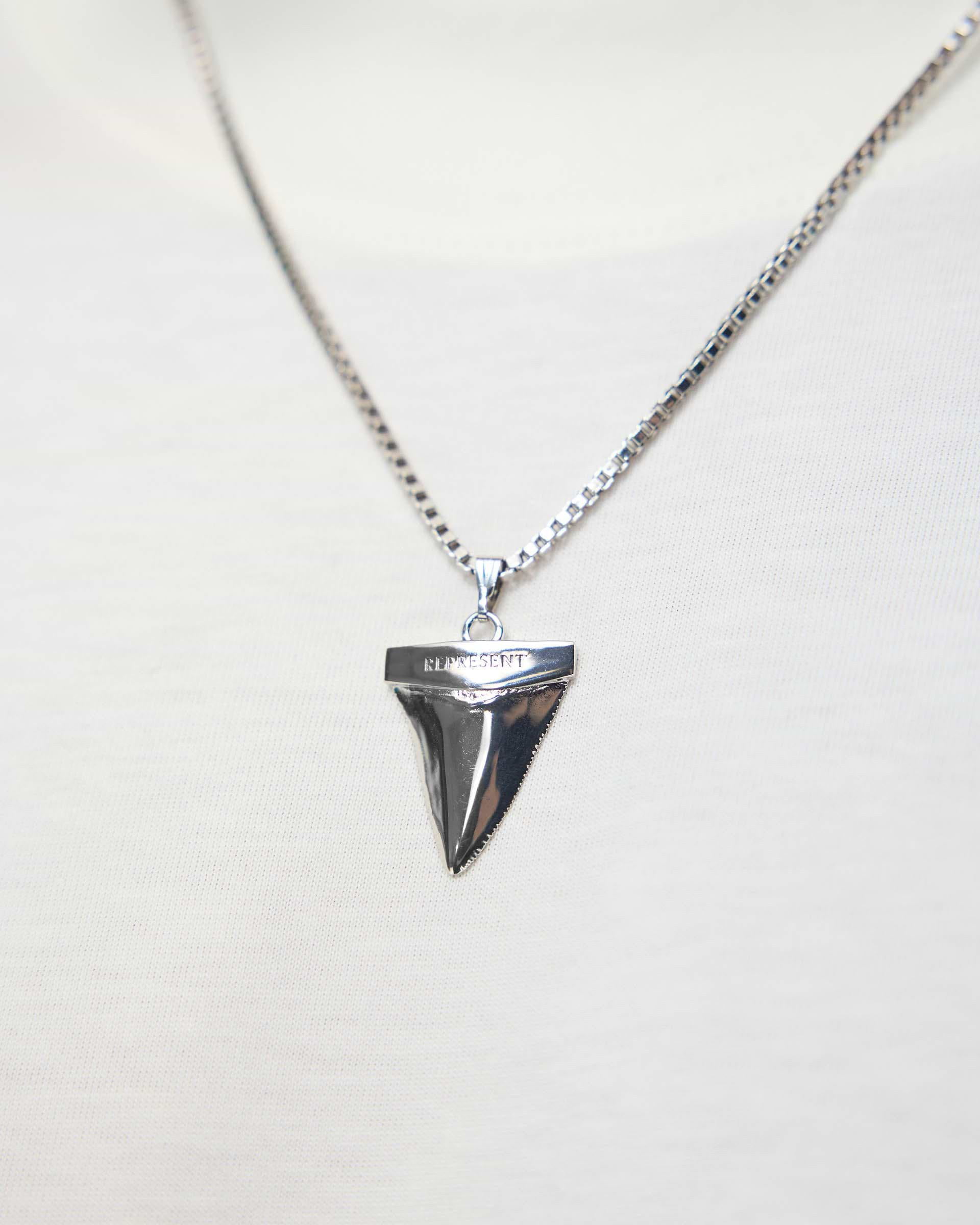 Shark Tooth Necklace - Silver