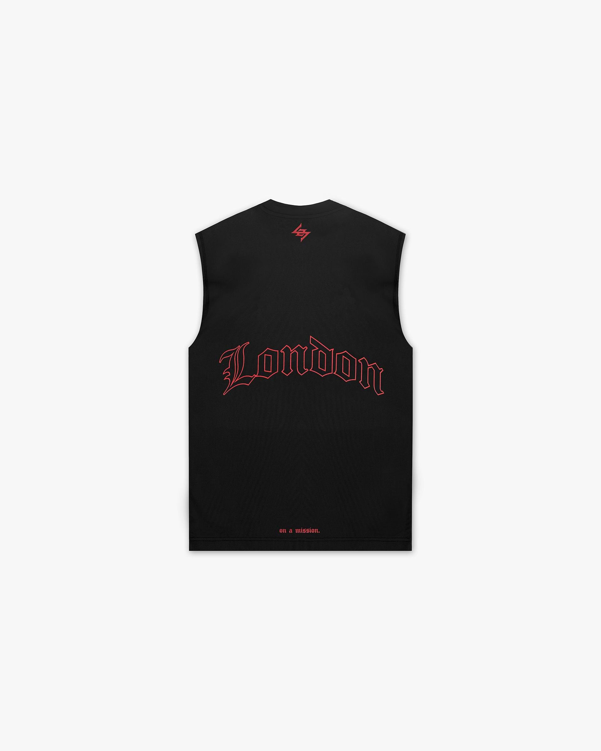 247 London Oversized Tank - Black