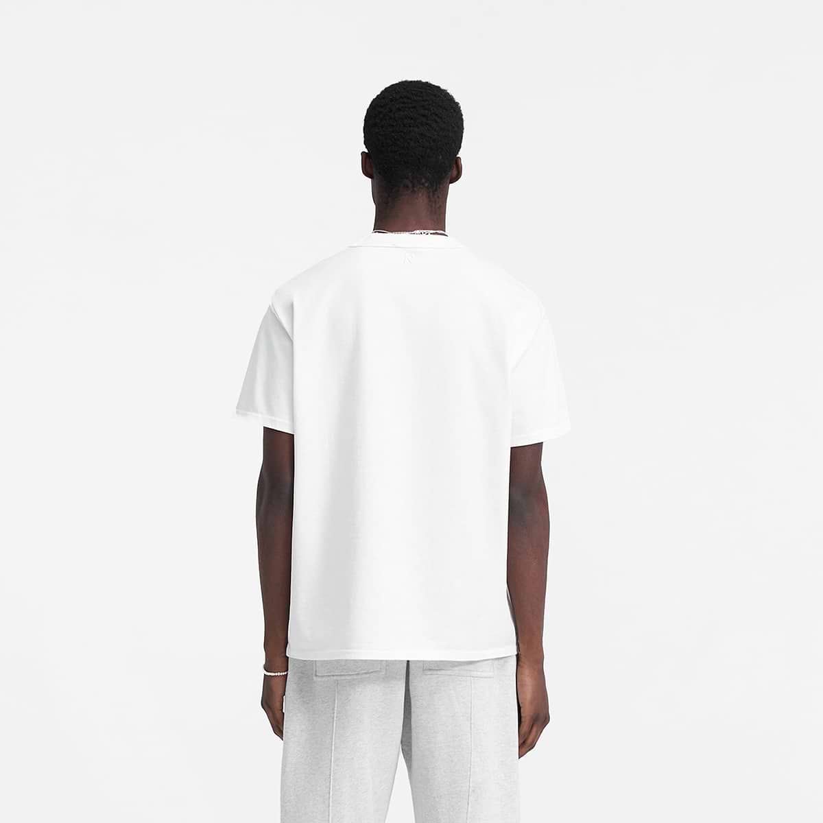 Heavyweight Initial T-Shirt | Flat White | REPRESENT CLO