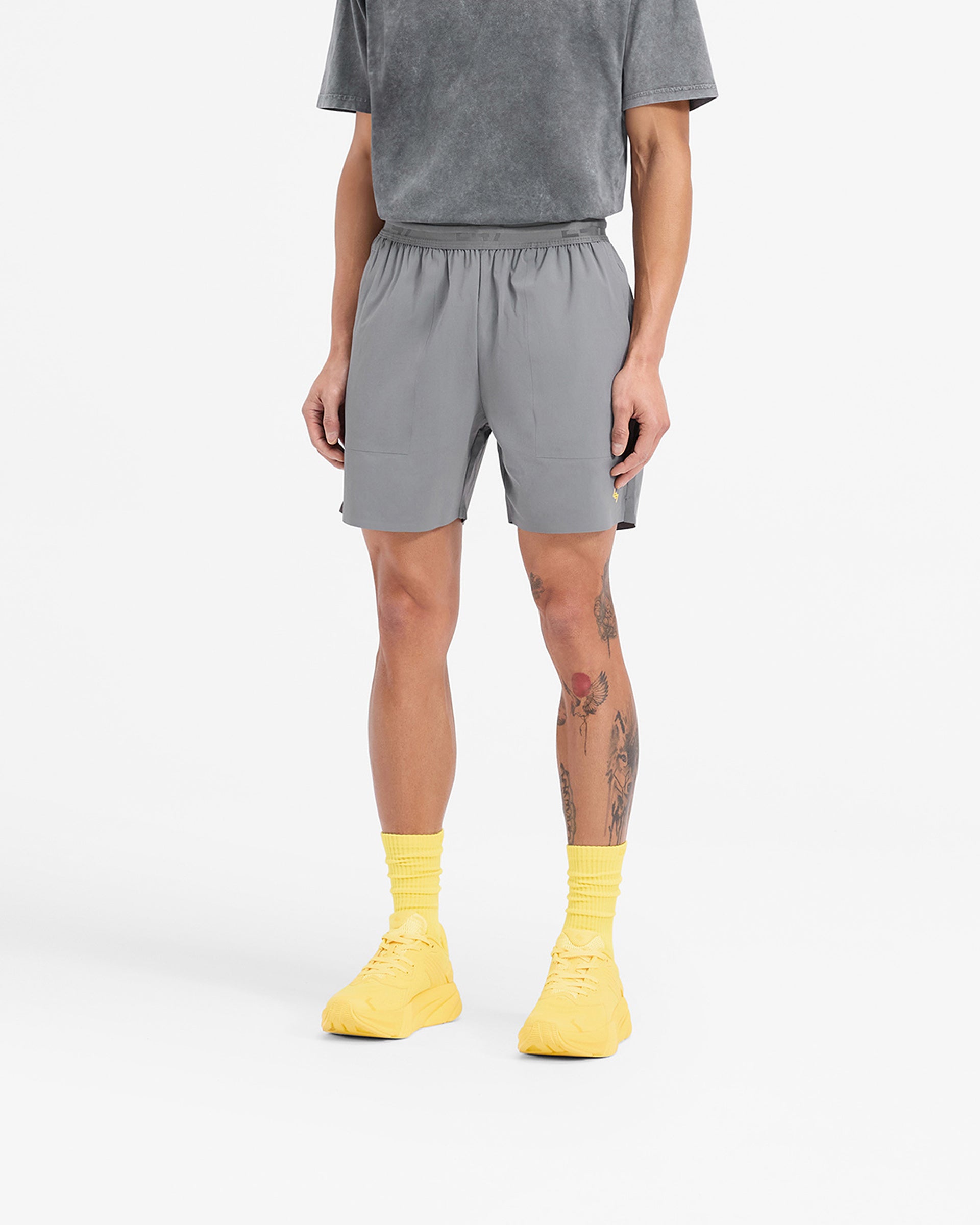 Team 247 Fused Shorts - Pewter Lemon