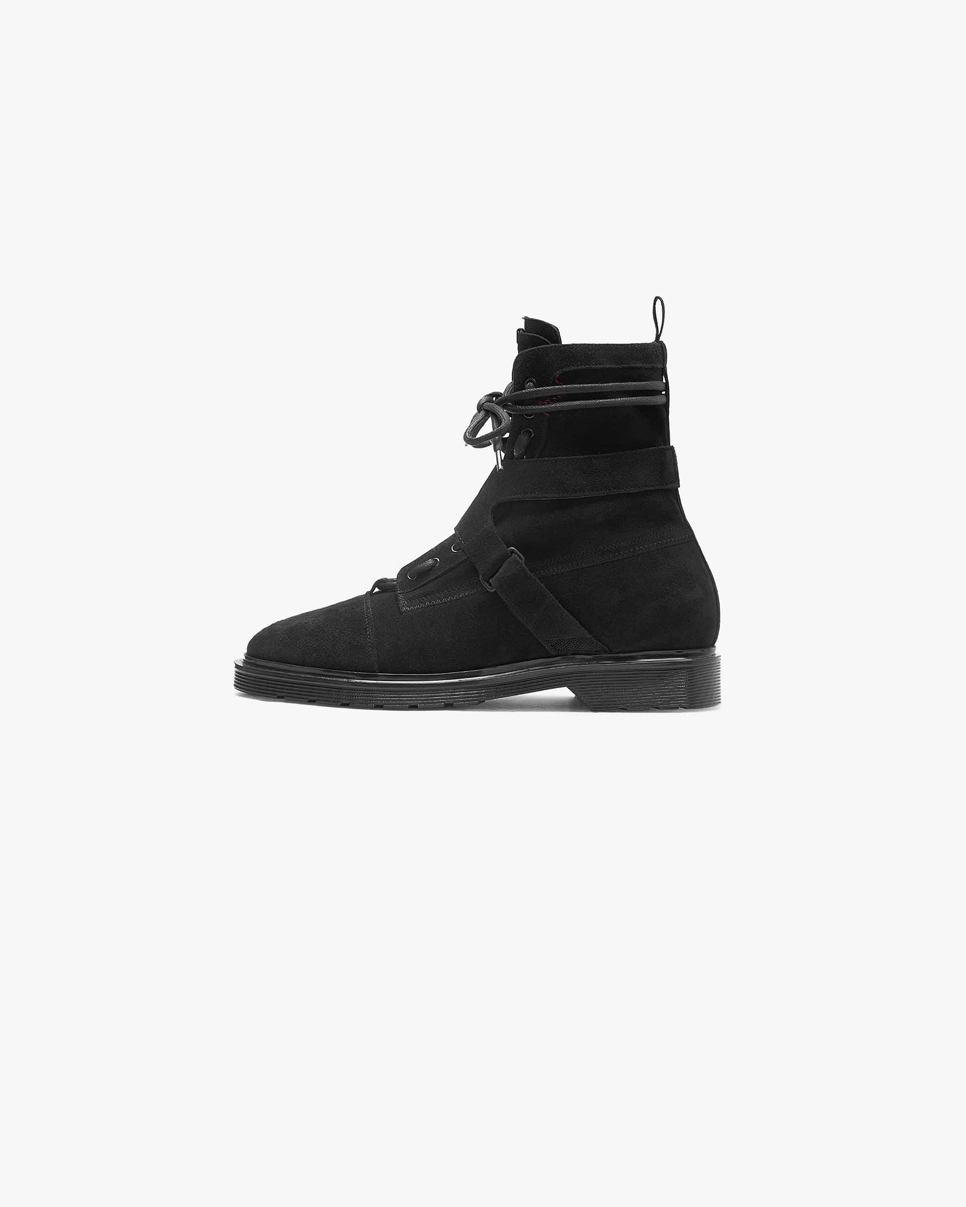 Work Boot - Black Suede