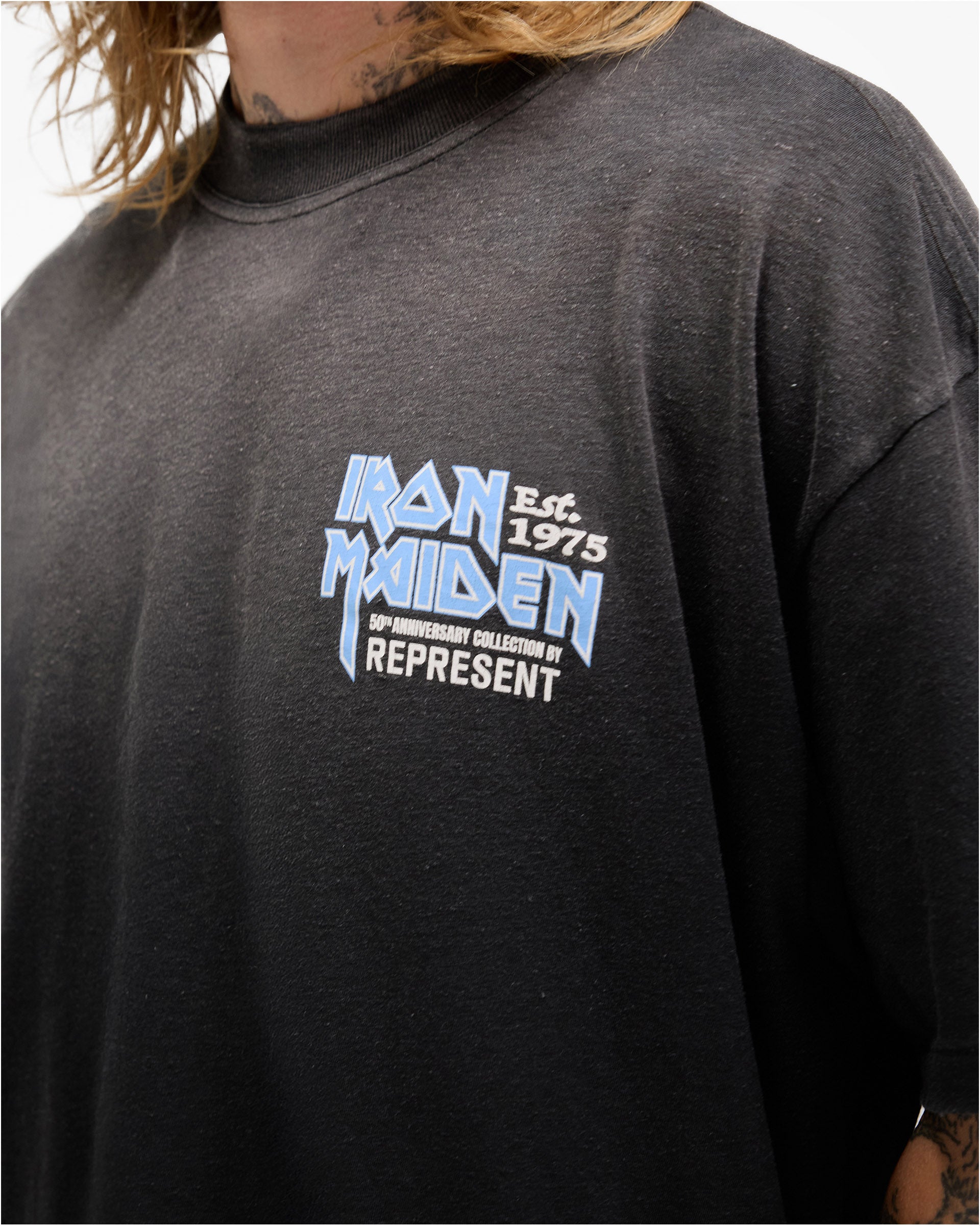 Represent X Iron Maiden Anniversary T-Shirt | Black | REPRESENT