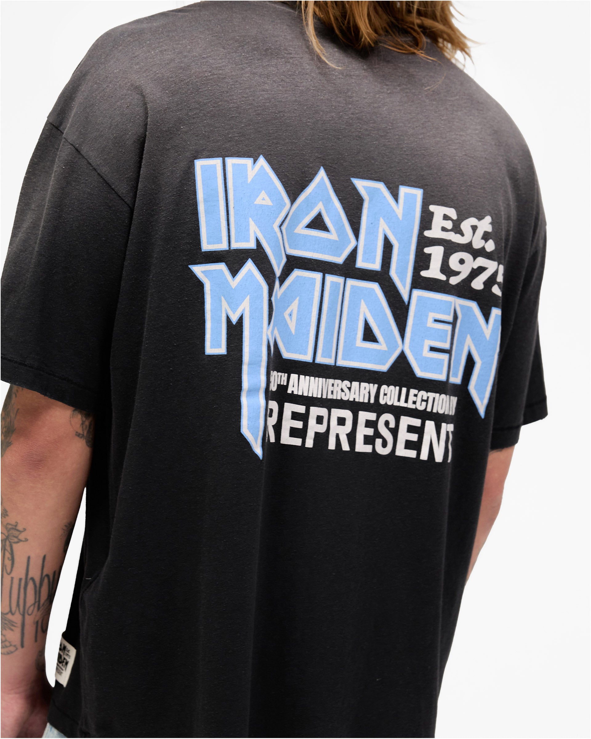 Represent X Iron Maiden Anniversary T-Shirt | Black | REPRESENT