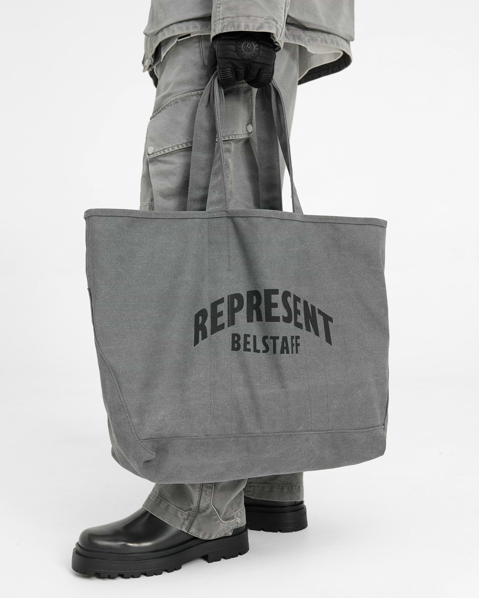 Represent X Belstaff Woven Bag - Shadow