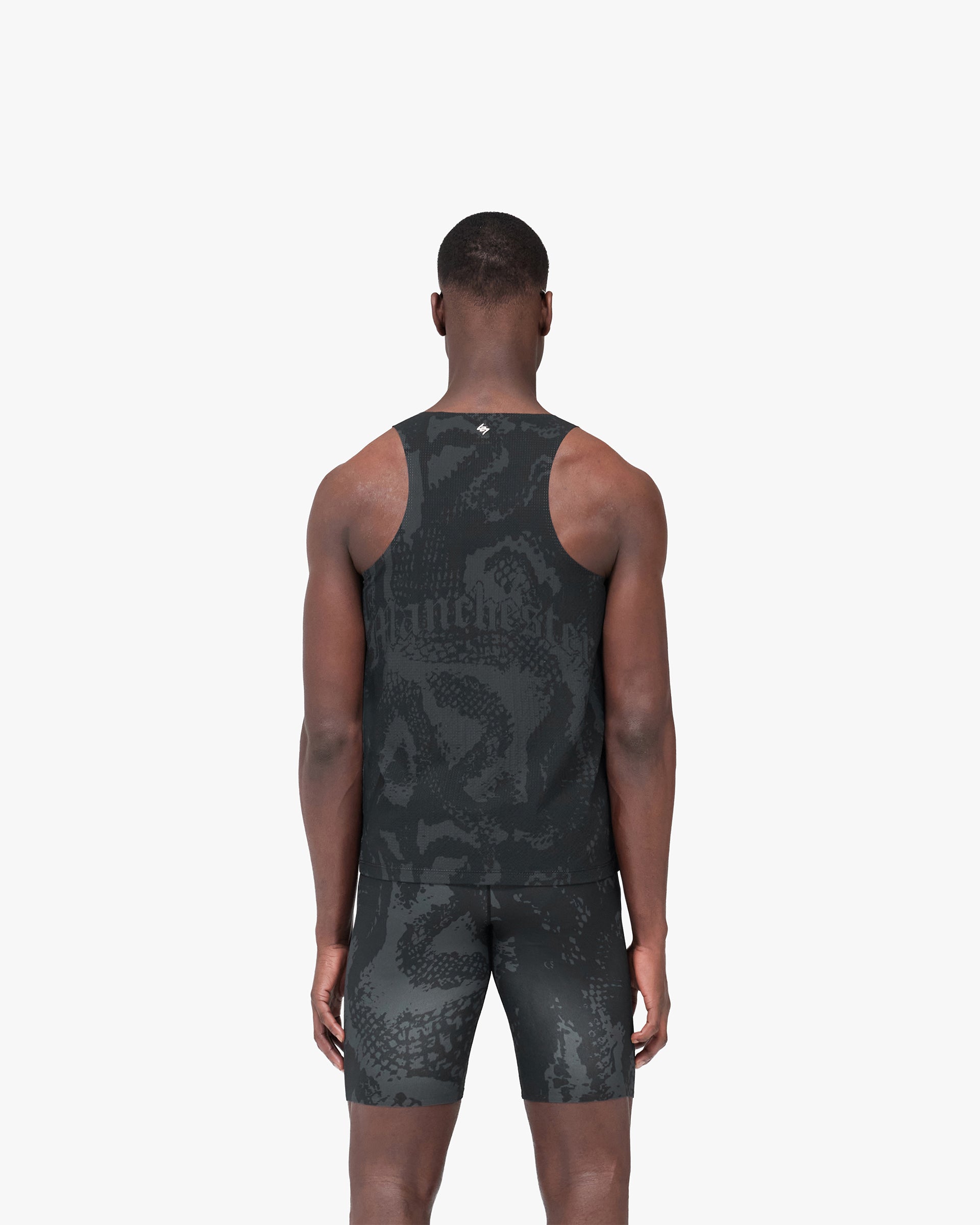 247 Manchester Singlet - Aged Black