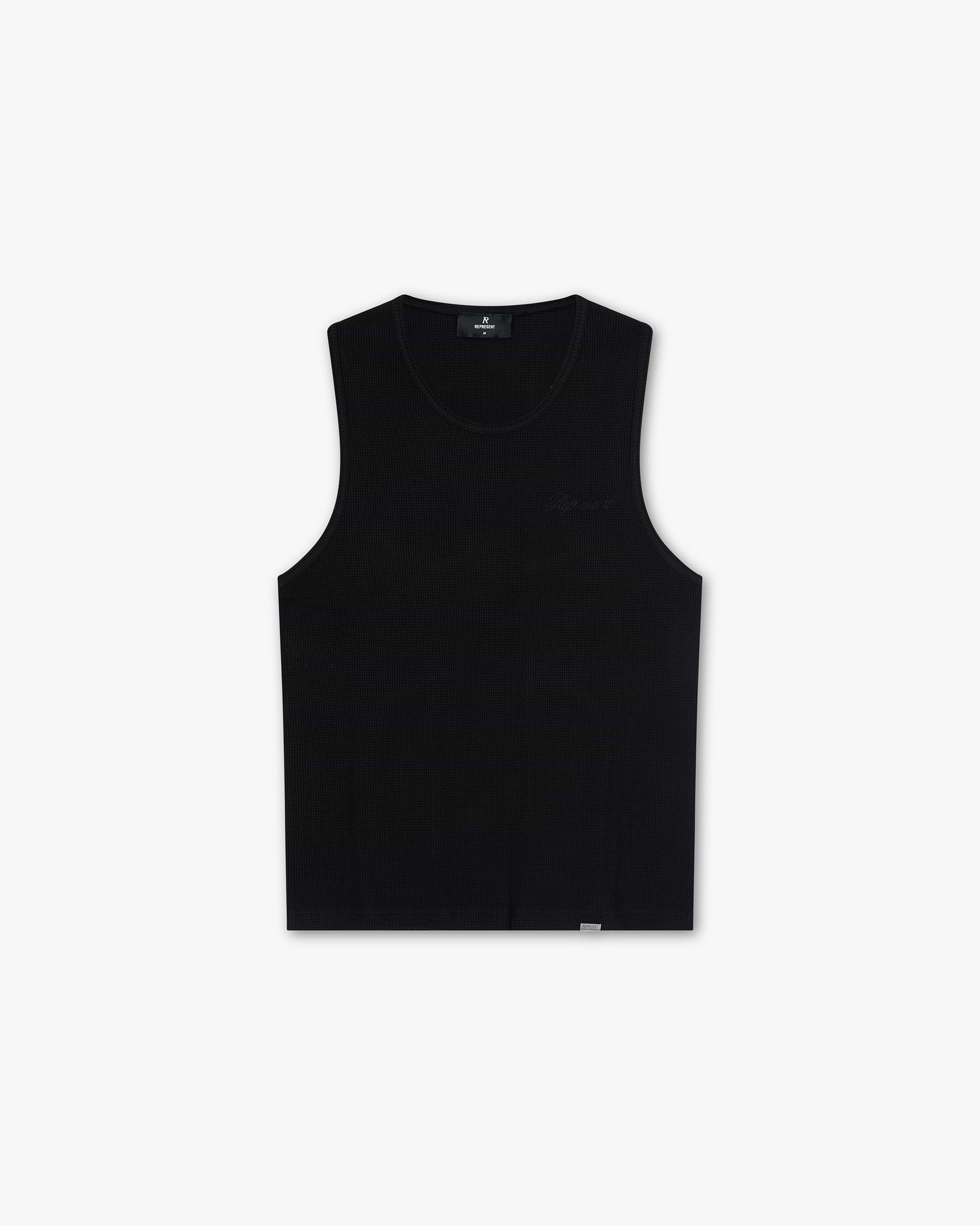 Waffle Vest - Black