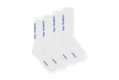 Represent Logo Socks 2 Pack - Flat White Mid Blue