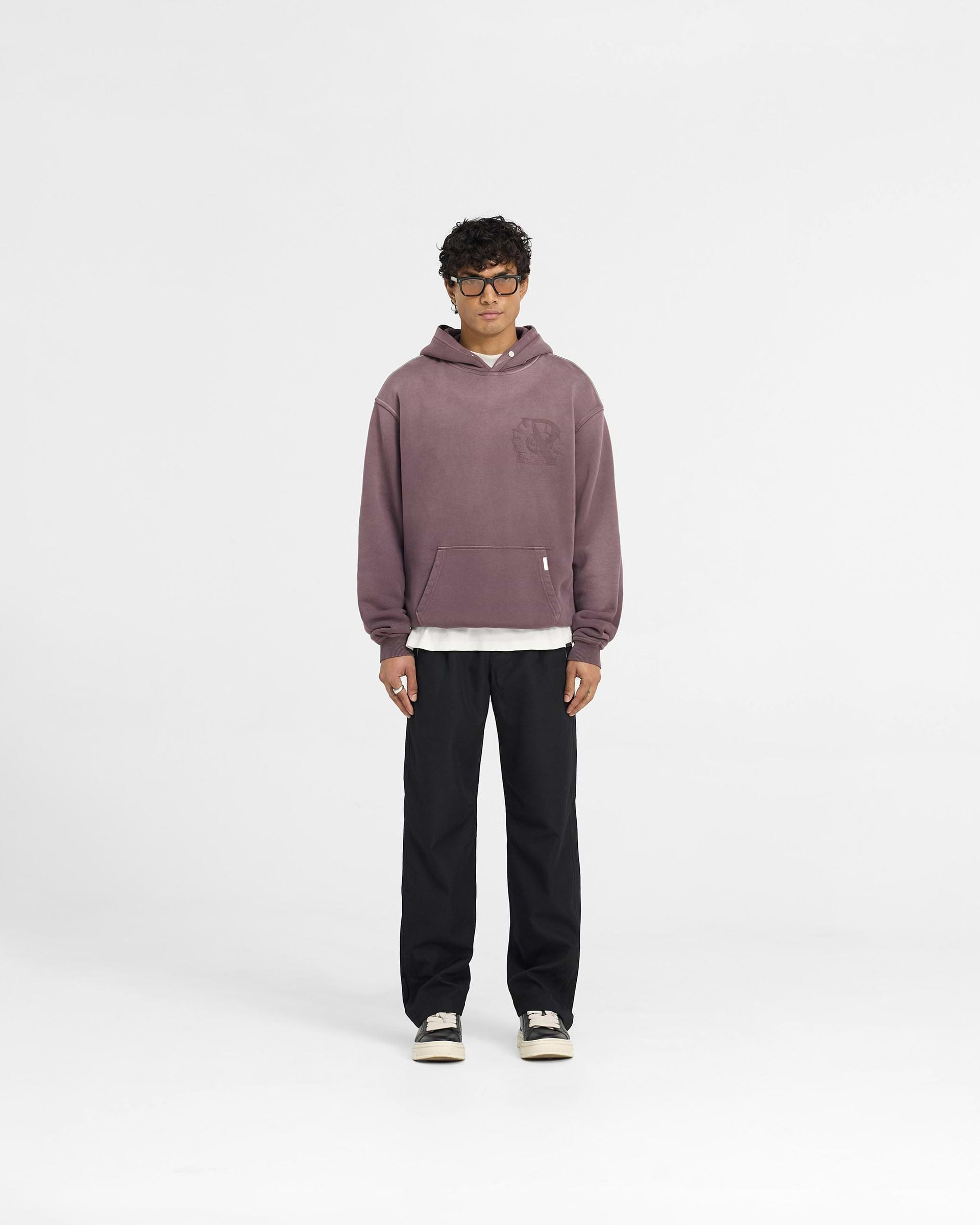 Represent X Belstaff Outline Phoenix Hoodie - Plum