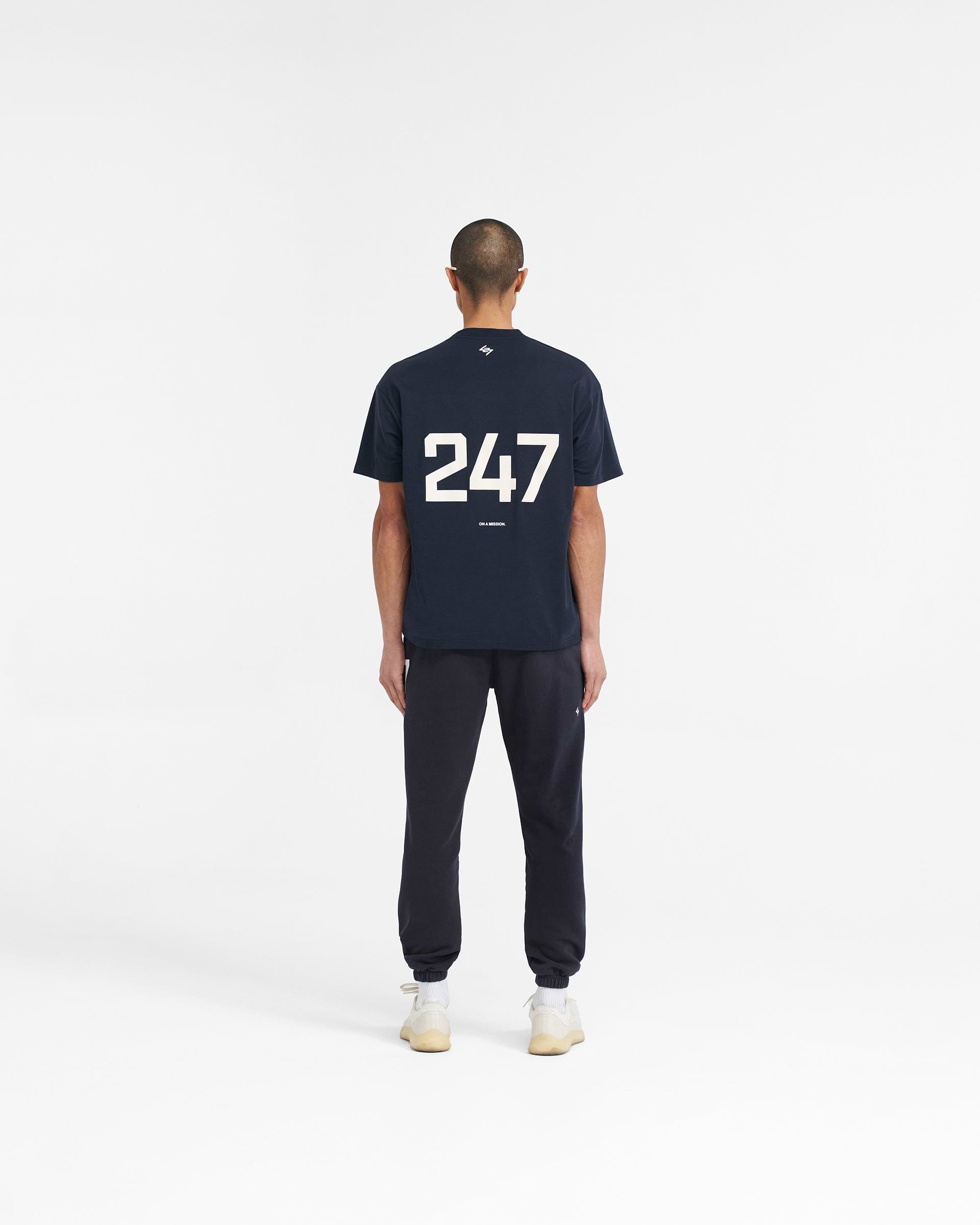 Navy Oversized Gym Top 247 REPRESENT