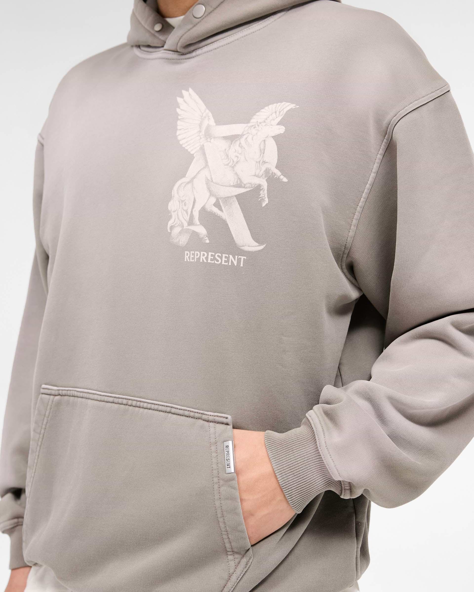 パーカー・フーディ REPRESENT ELEGANCE IN MOTION HOODIE IN COTTON JERSEY Elegance In Motion Hoodie | Jet Black | REPRESENT