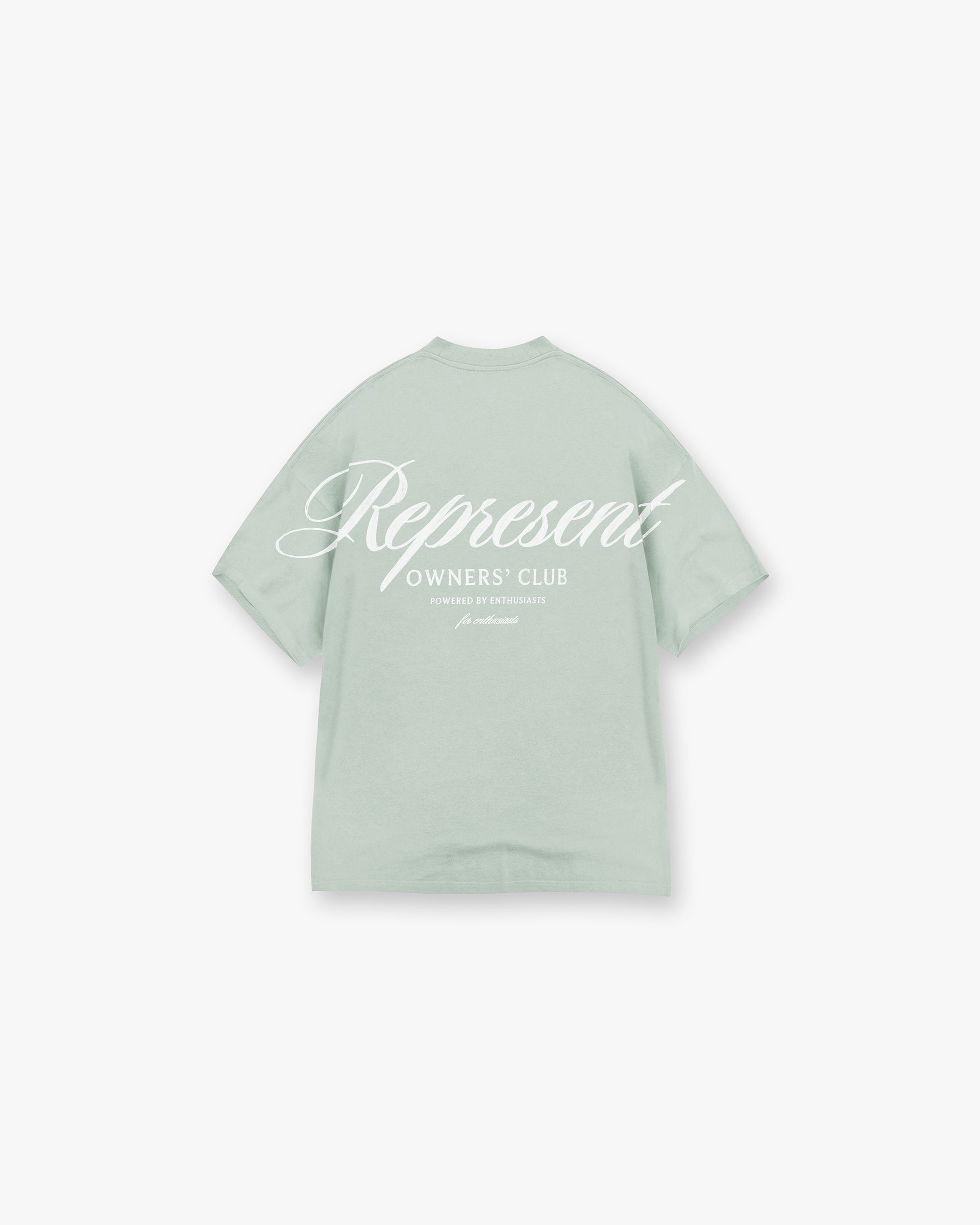 Represent X Ounass Owners Club Script T-Shirt - Lily Pad