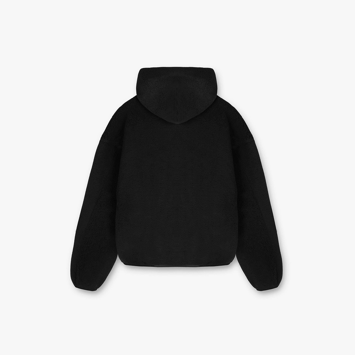 Black Oversized Fleece Hoodie | REPRESENT CLO