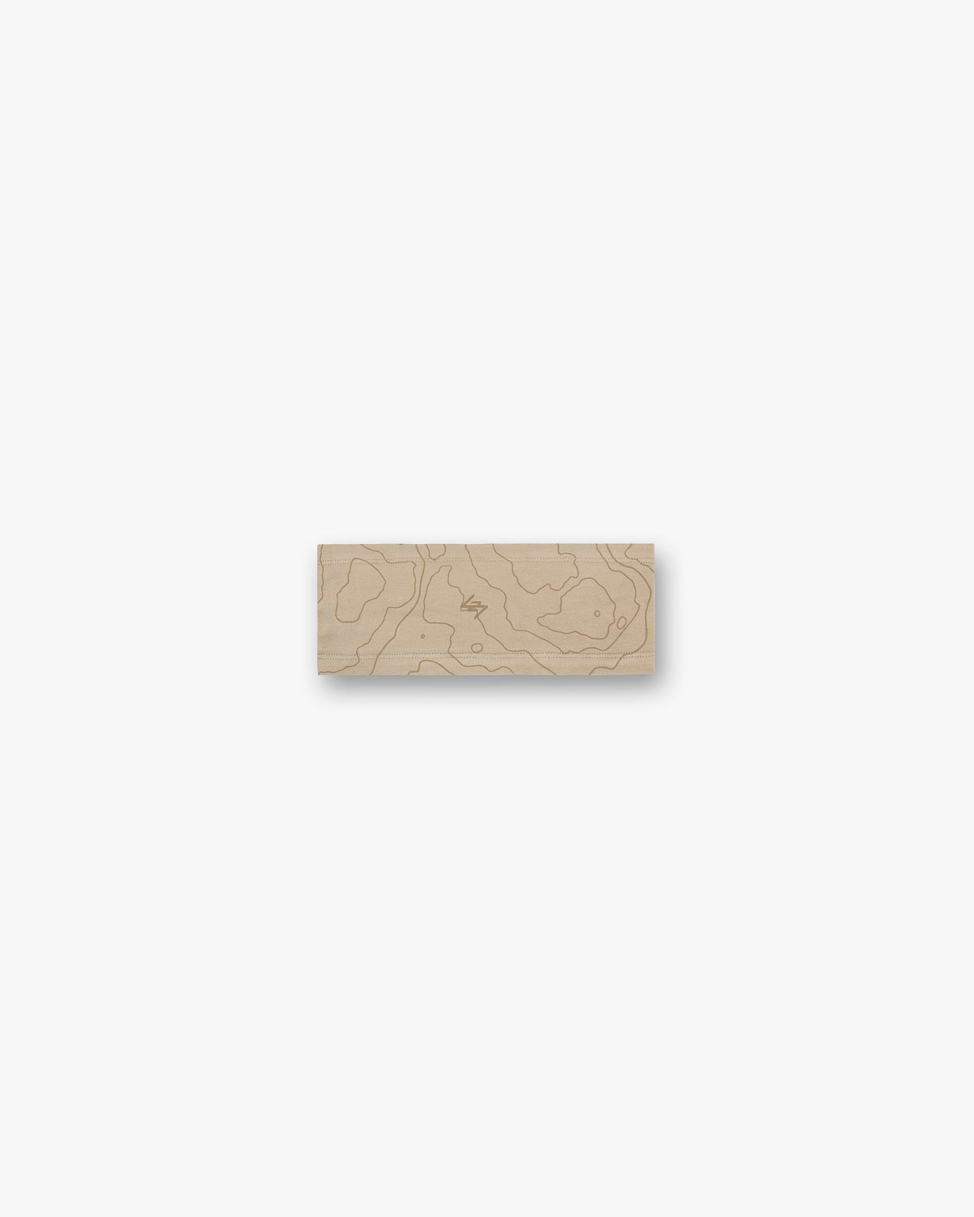 Front product image of a womens grey headband on a plain white background | 247 Contour Headband in Pebble | Stylish headband accessory | 247 Accessories | Represent Clo