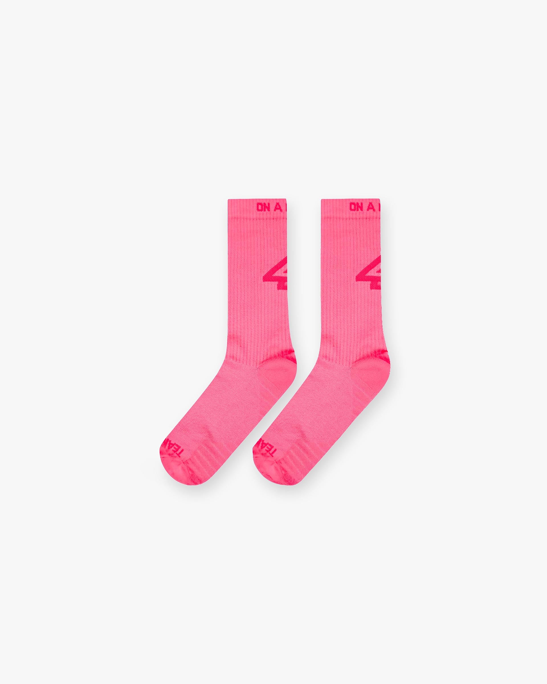 247 Logo Socks - Ultra Pink