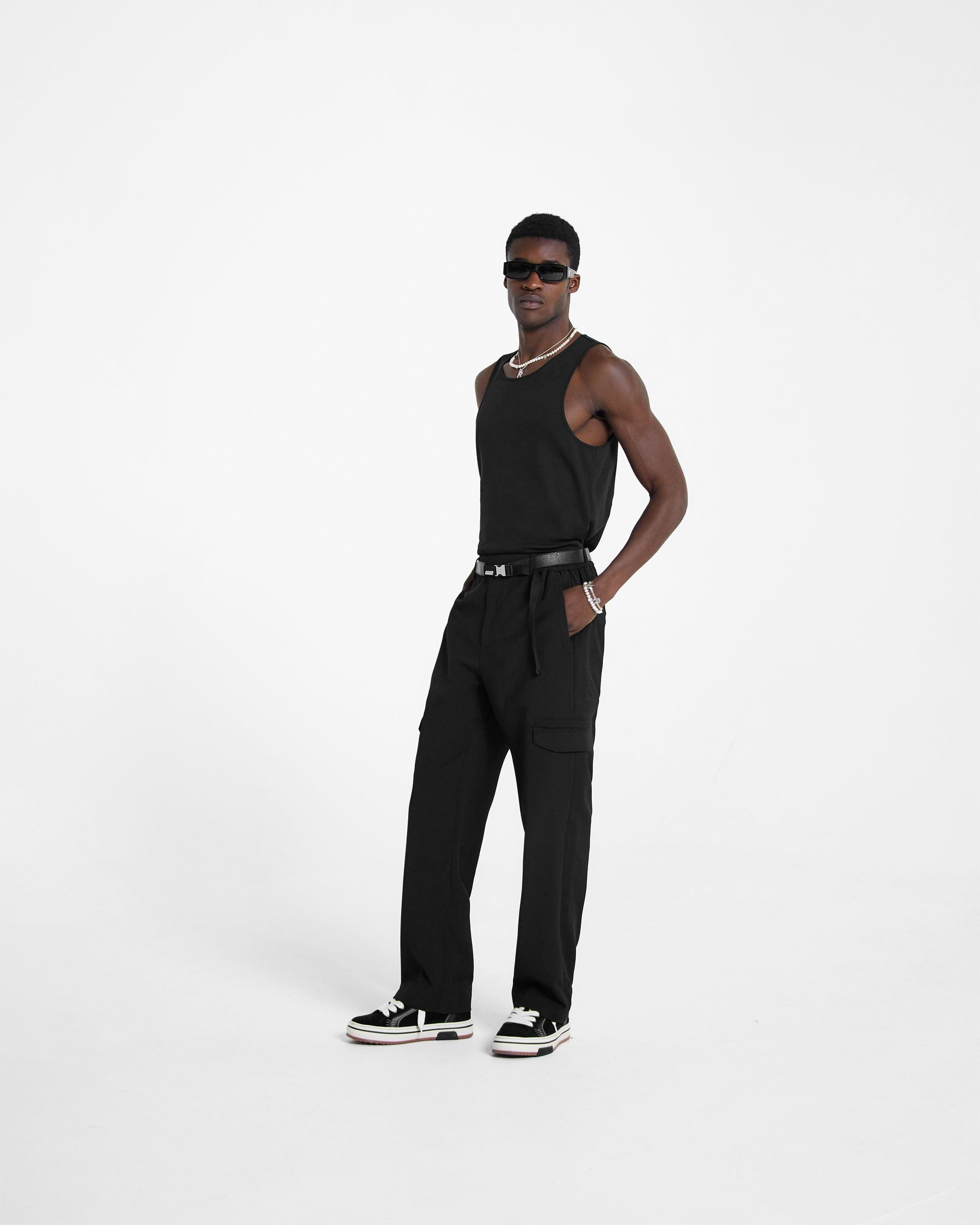 Black store relaxed pants