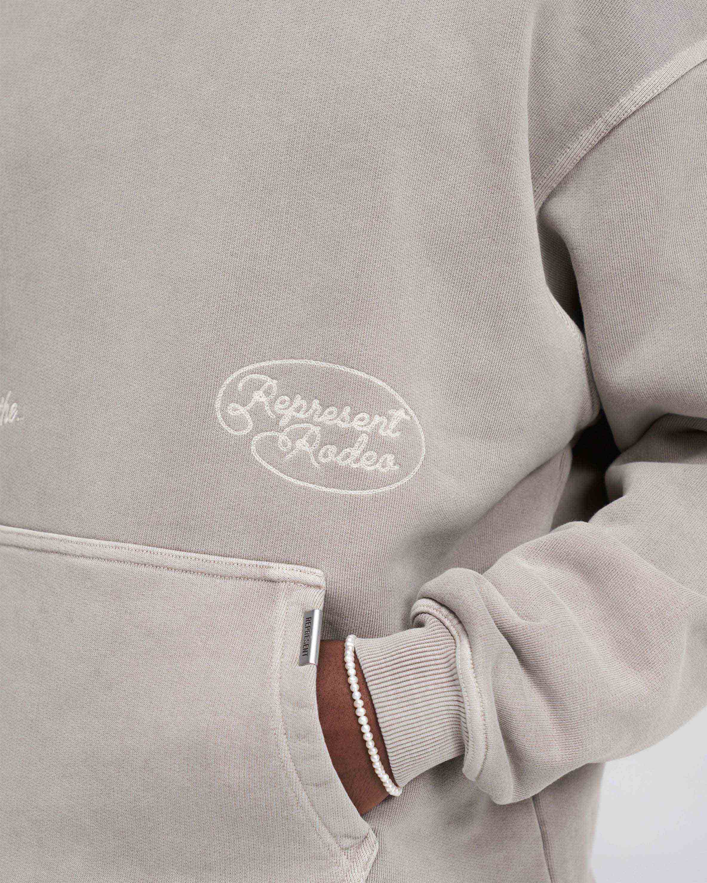 Chain Stitch Rodeo Hoodie - Mudstone