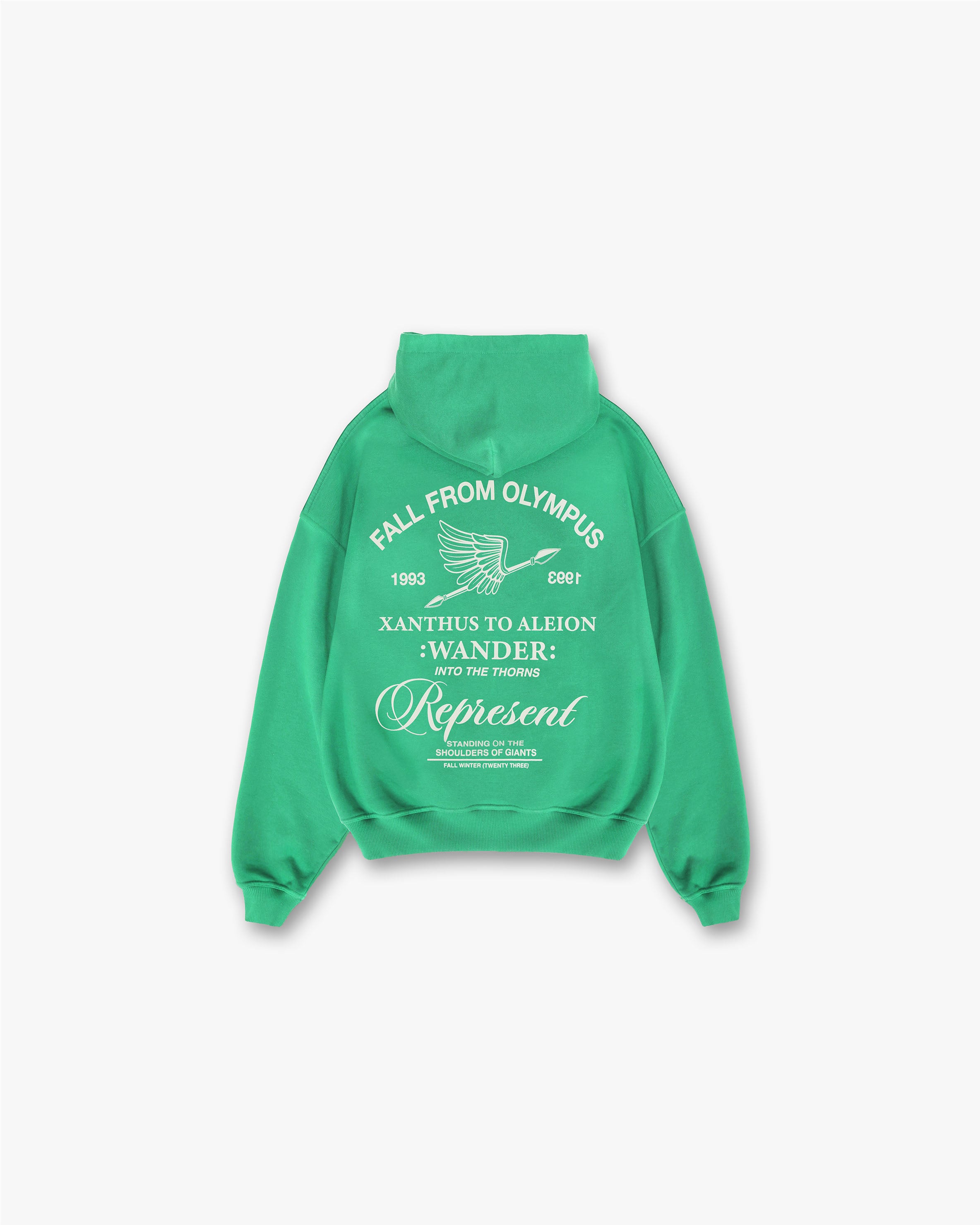 Fall From Olympus Hoodie - Island Green