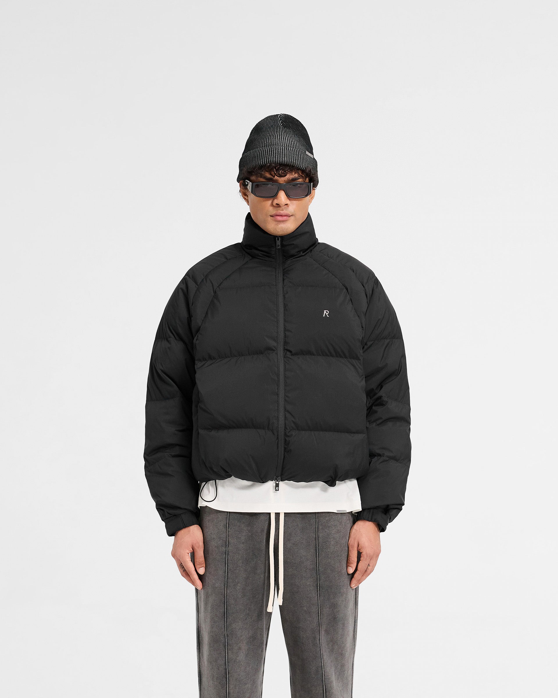 Funnel Neck Puffer - Black