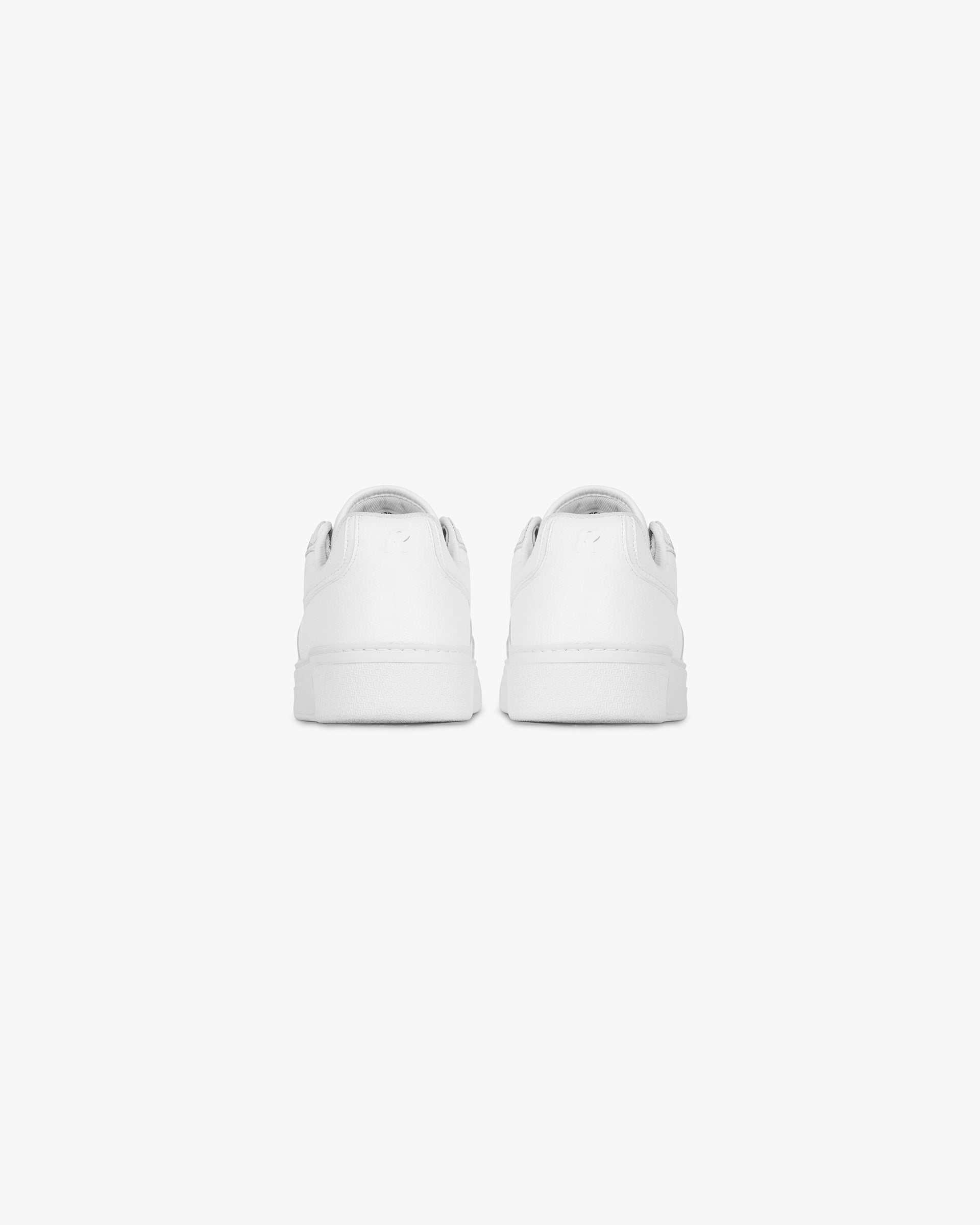 Initial Sneaker - Leather - Flat White