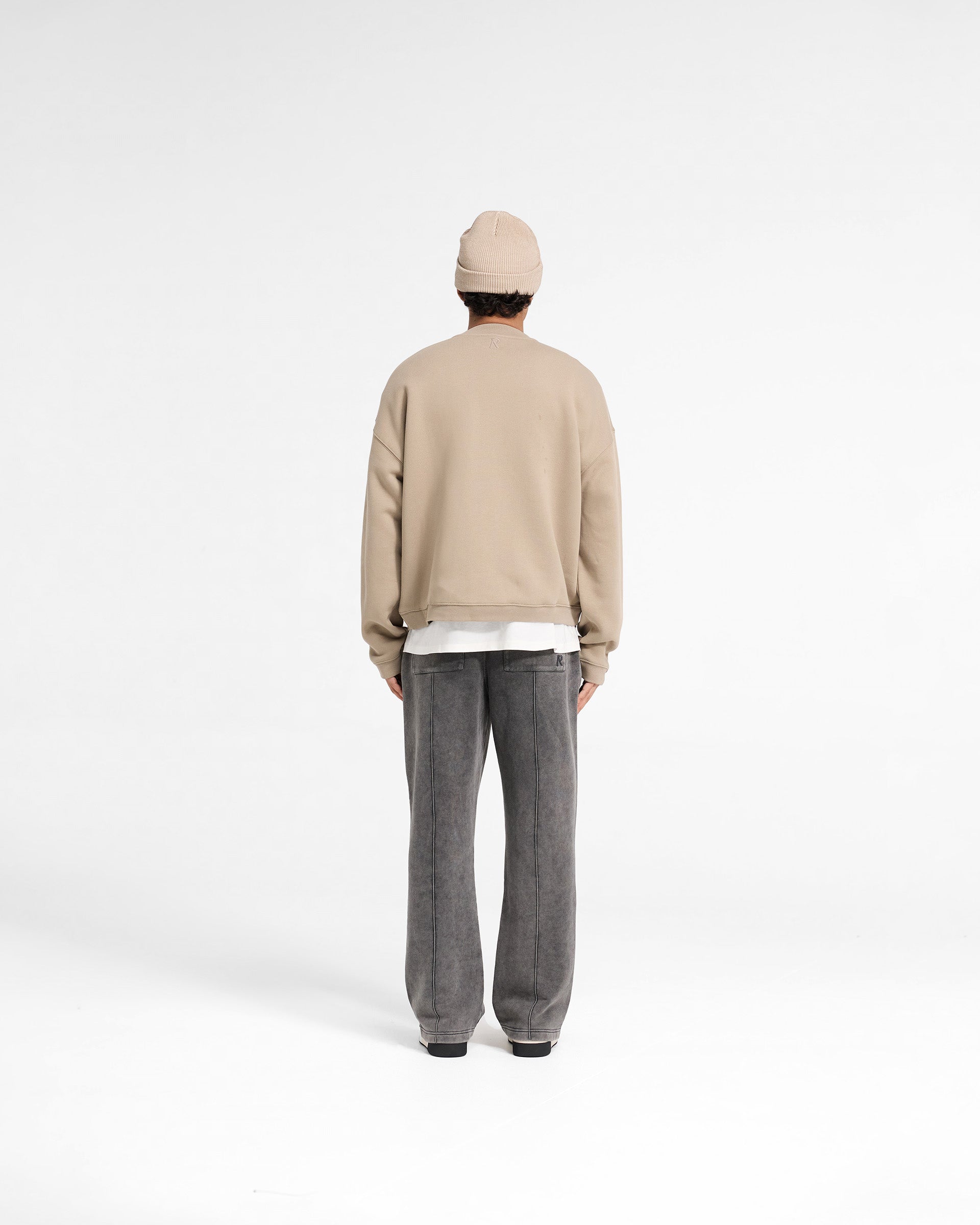 Initial Boxy Sweater - Dune