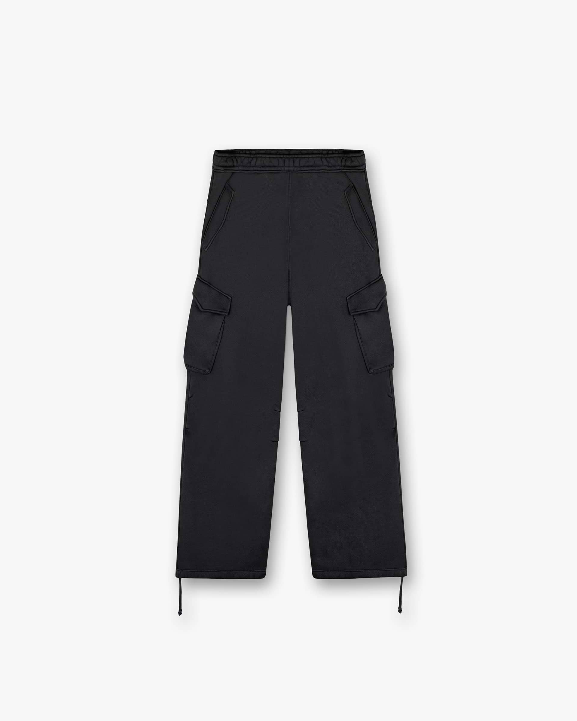 Initial Cargo Jogger - Washed Black