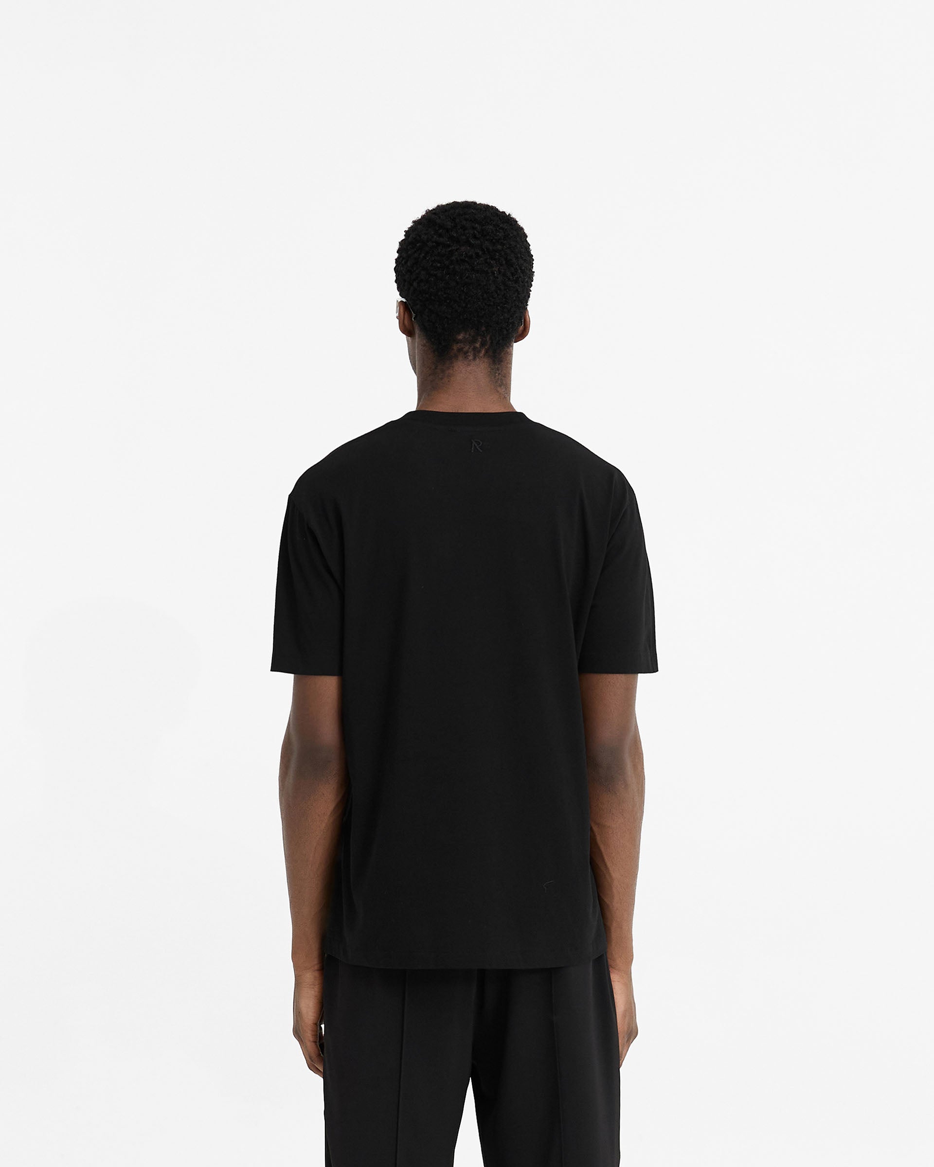 2 x Initial T-Shirt - Black