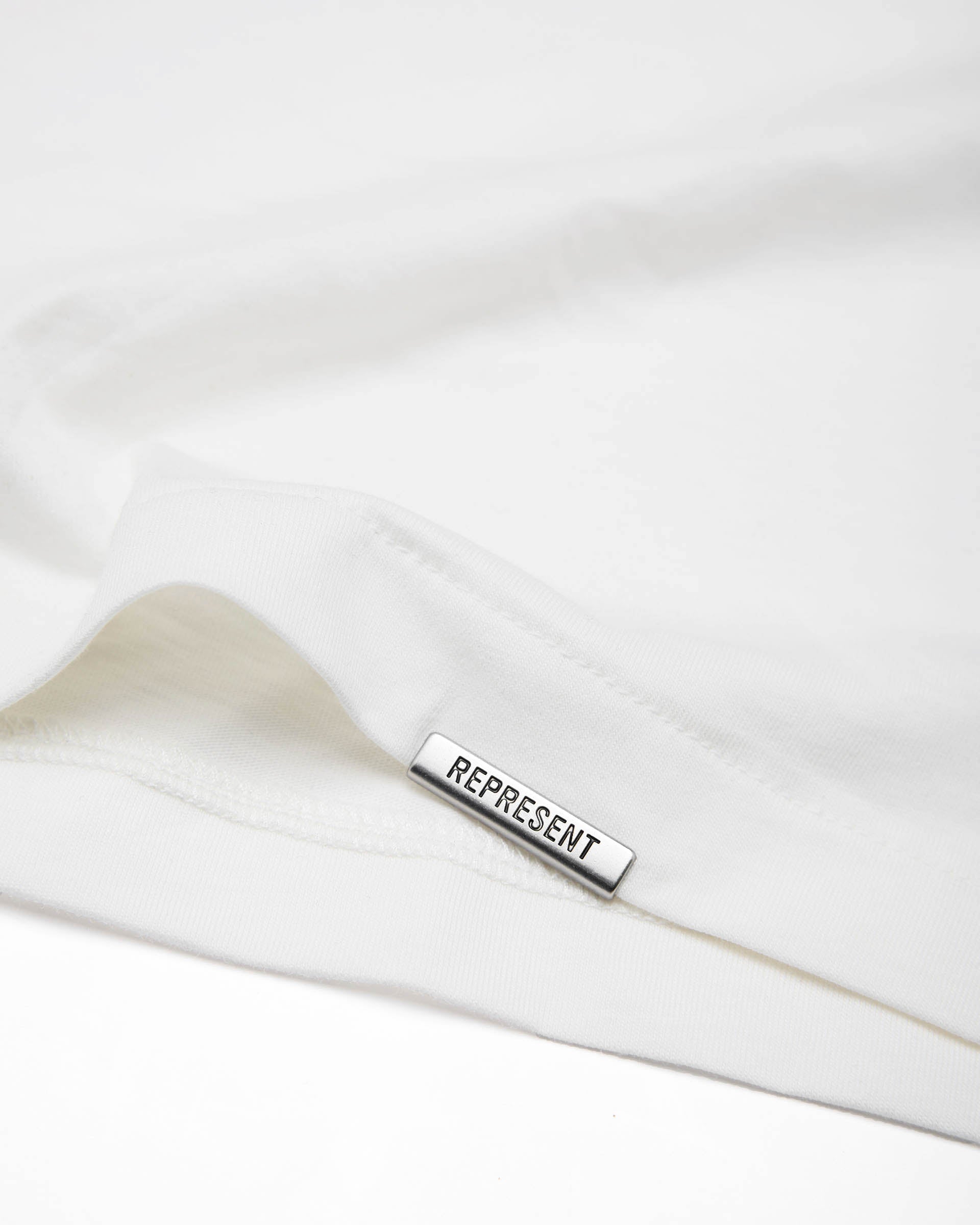 2 x Initial T-Shirt - Flat White & Ice Grey Marl