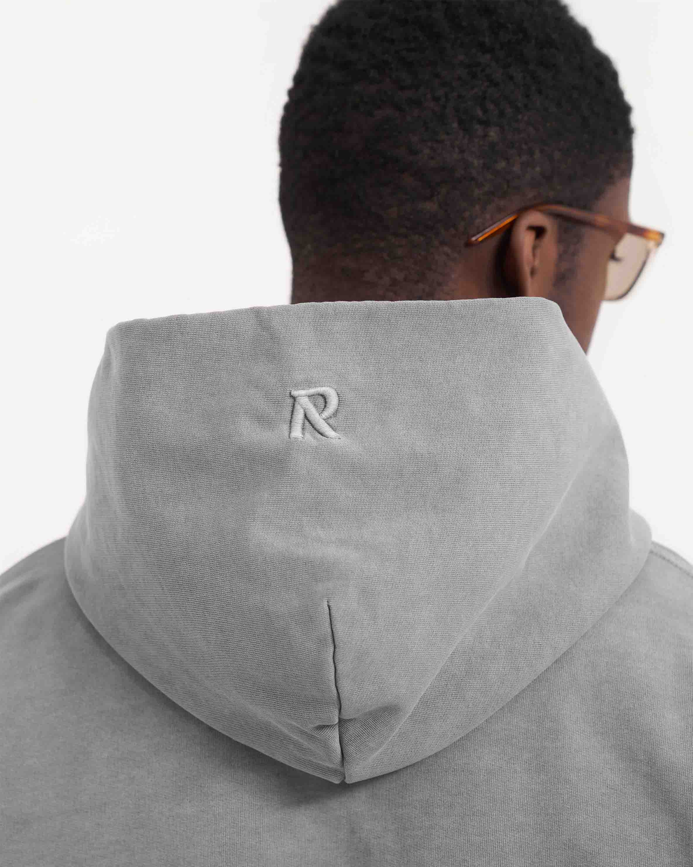 Initial Zip Hoodie - Ultimate Grey