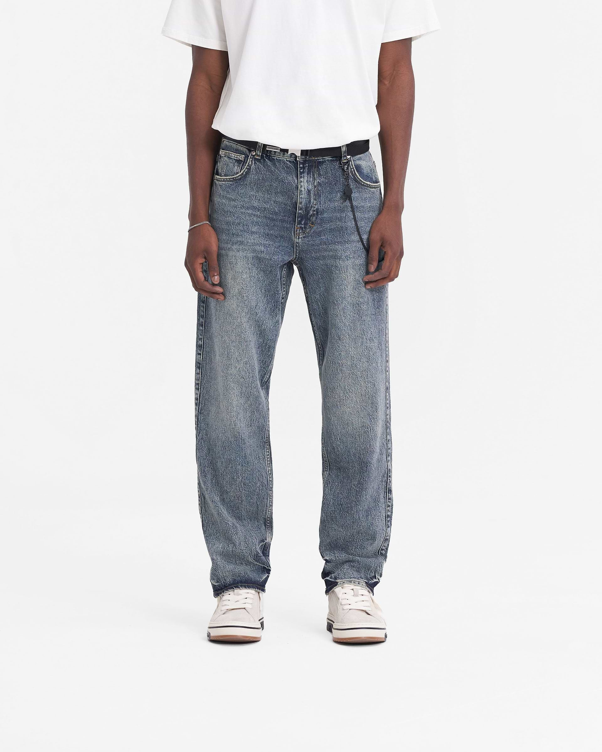 R2 Straight Leg Denim - Earl Blue